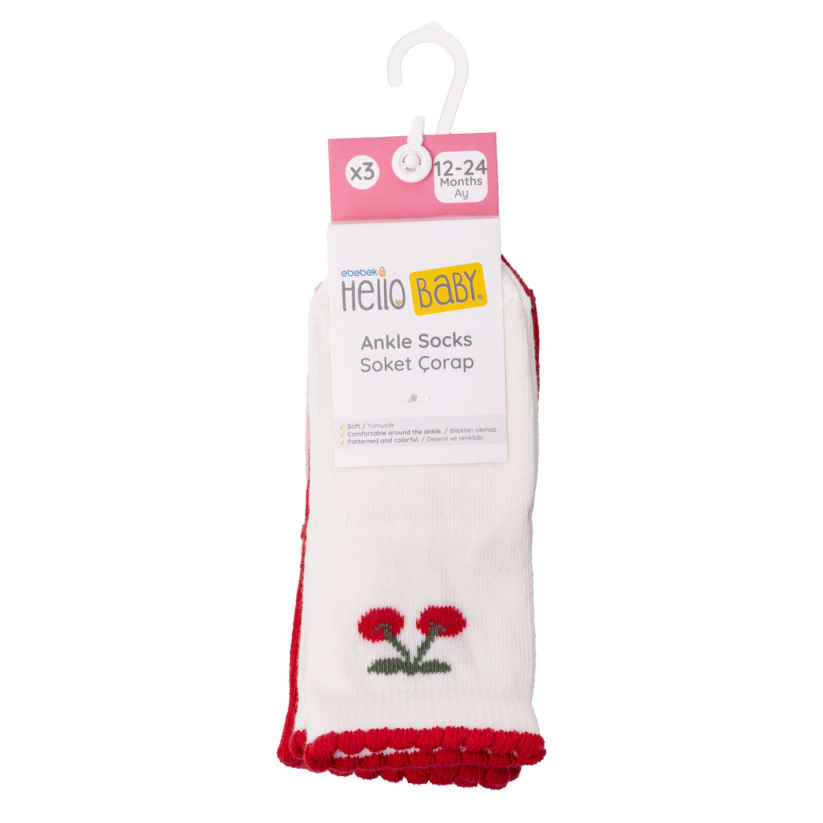 3lü Soket Çorap