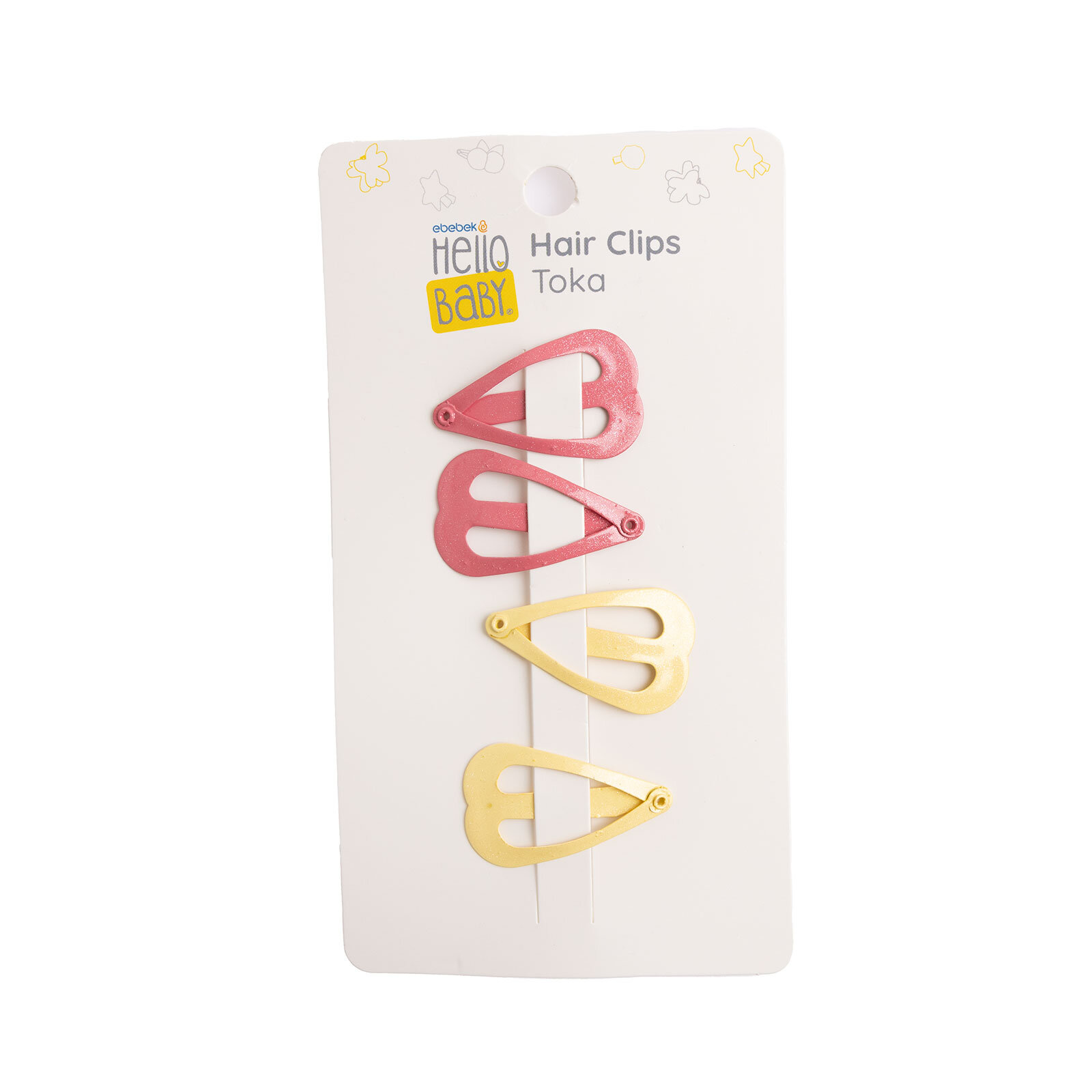 4lü Kalp Çıt Çıt Kız Toka Kız Bebek 4lü Kalp Çıt Çıt Kız Toka Kız Bebek