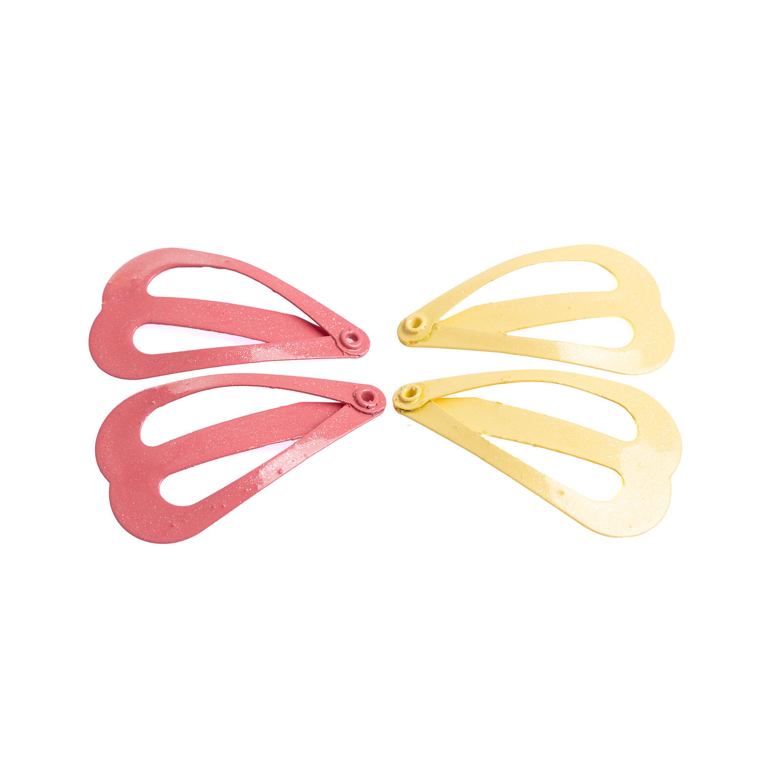 4lü Kalp Çıt Çıt Kız Toka Kız Bebek 4lü Kalp Çıt Çıt Kız Toka Kız Bebek