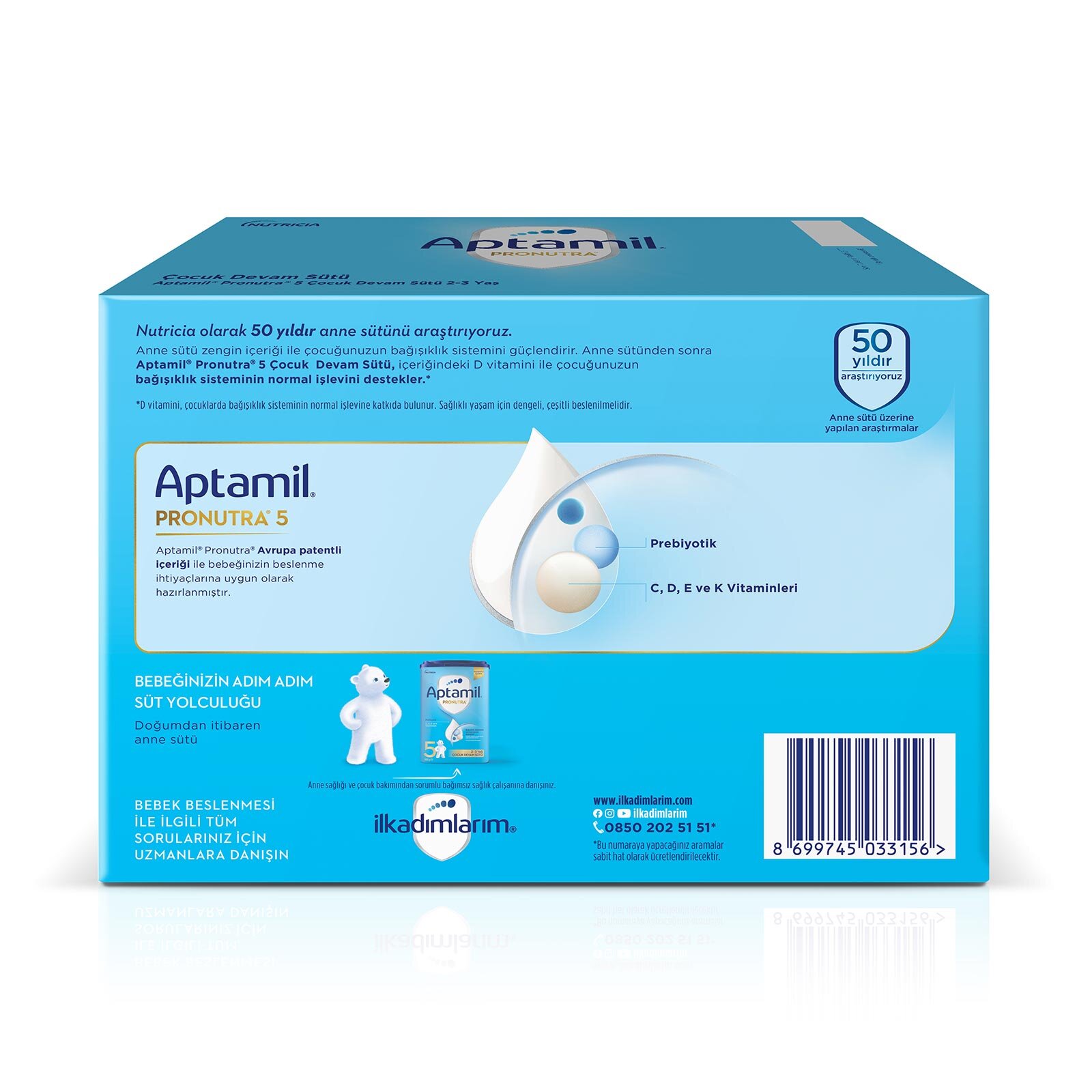 5 Çocuk Devam Sütü 2X1000gr