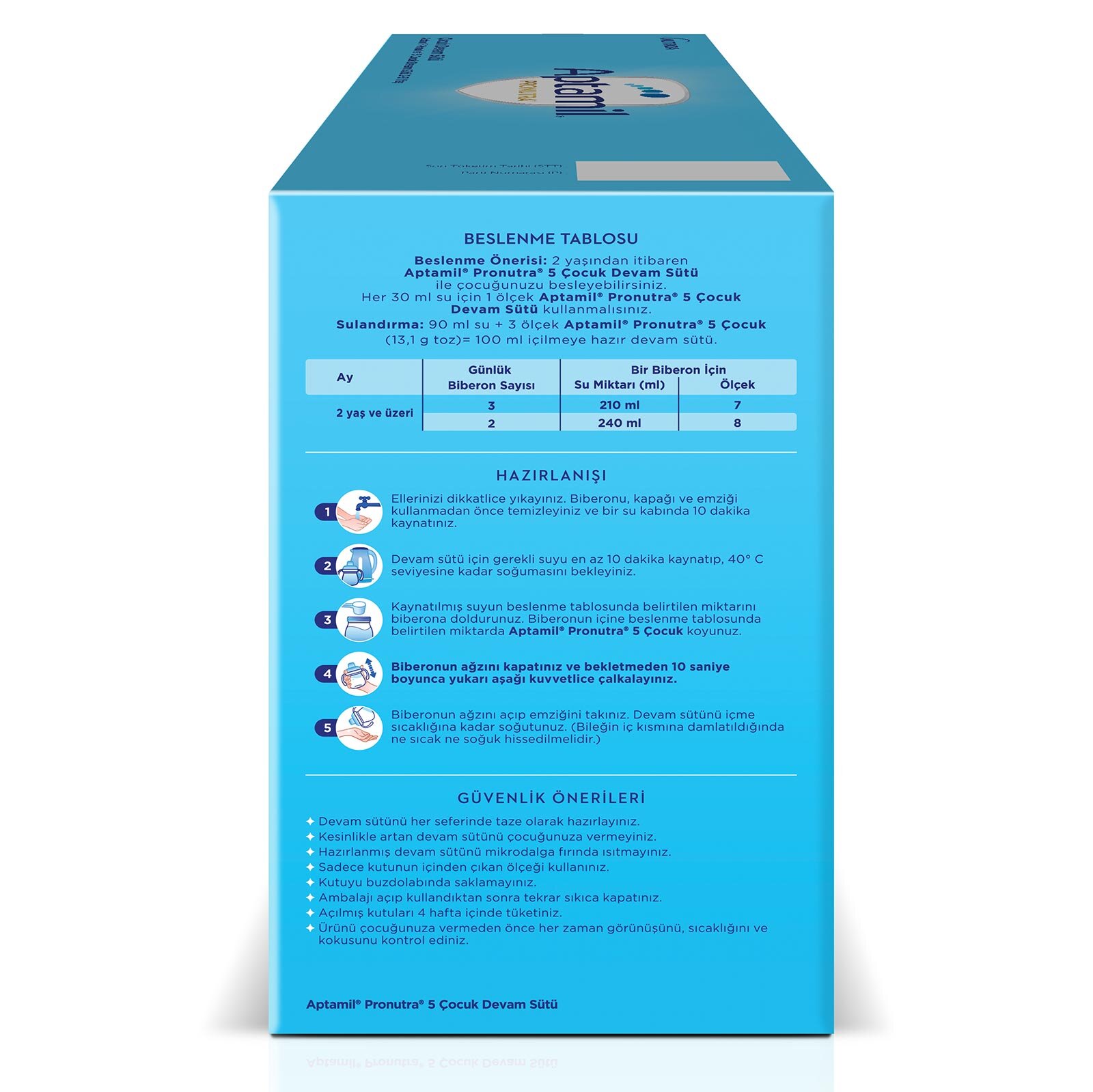 5 Çocuk Devam Sütü 2X1000gr