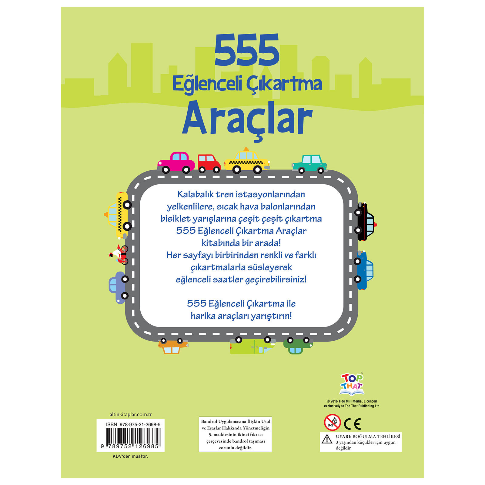 555 Eğlenceli Çıkartma - Araçlar 555 Eğlenceli Çıkartma - Araçlar