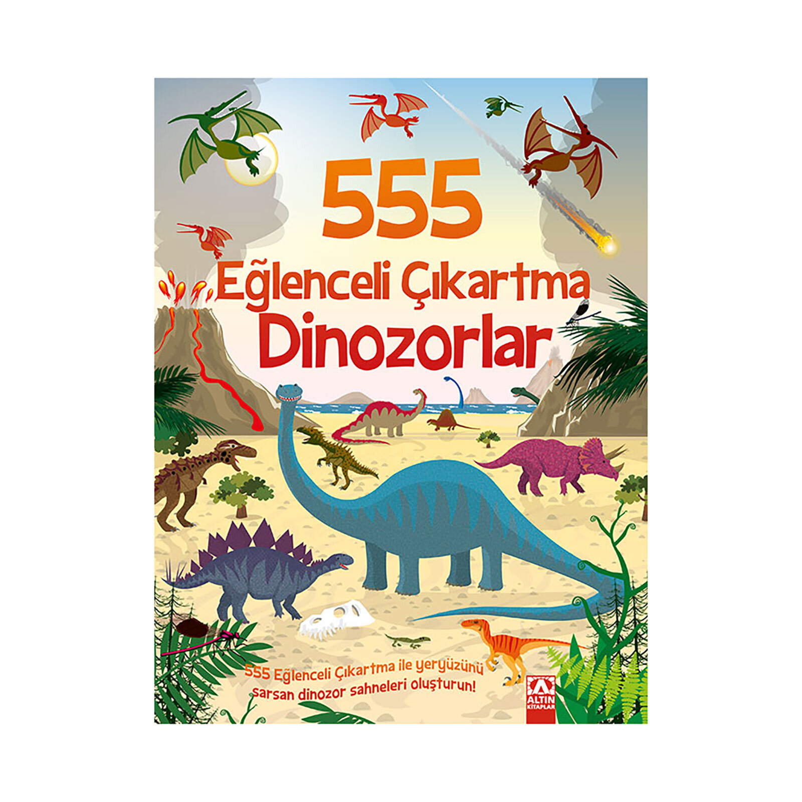 555 Eğlenceli Çıkartma - Dinozorlar 555 Eğlenceli Çıkartma - Dinozorlar
