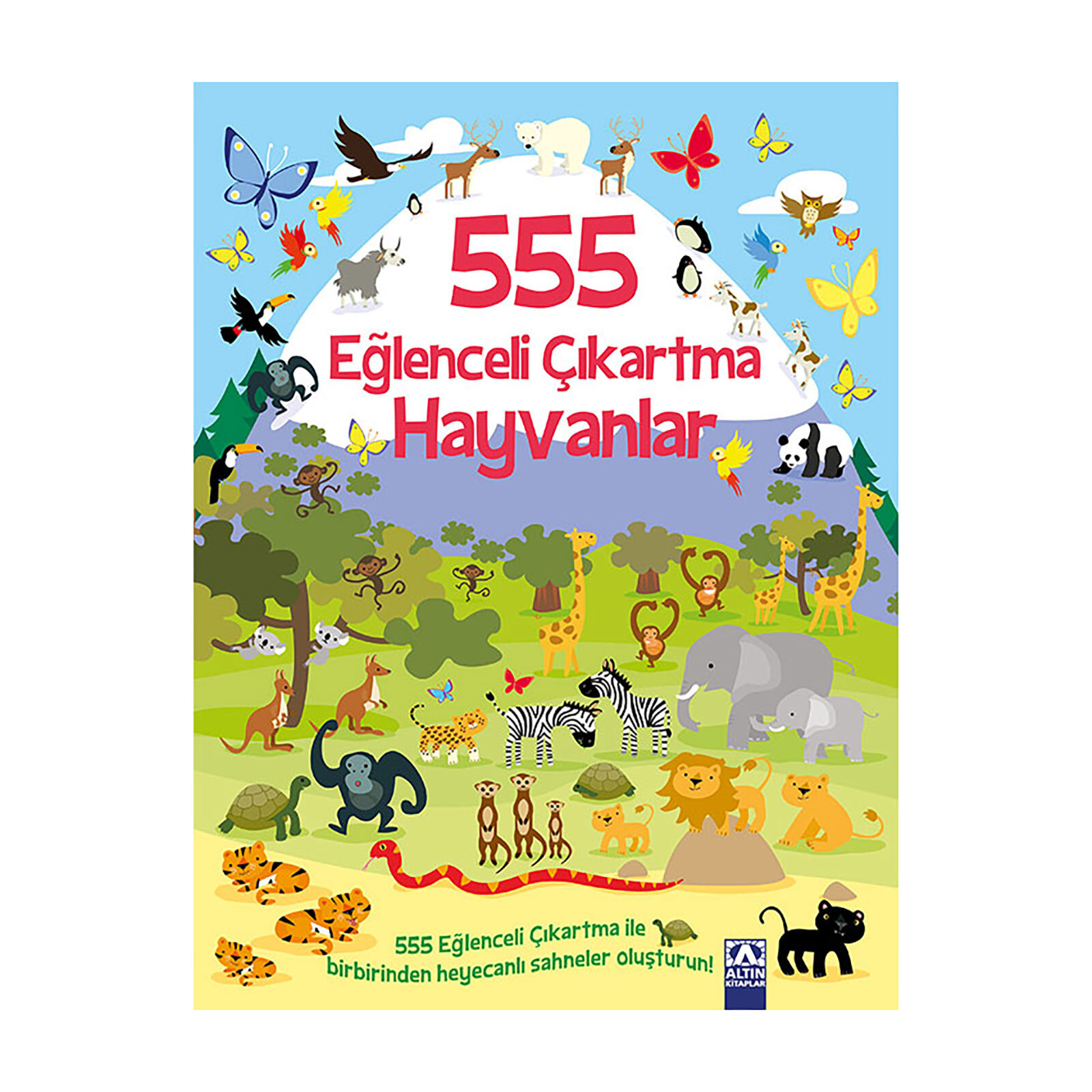 555 Eğlenceli Çıkartma - Hayvanlar 555 Eğlenceli Çıkartma - Hayvanlar