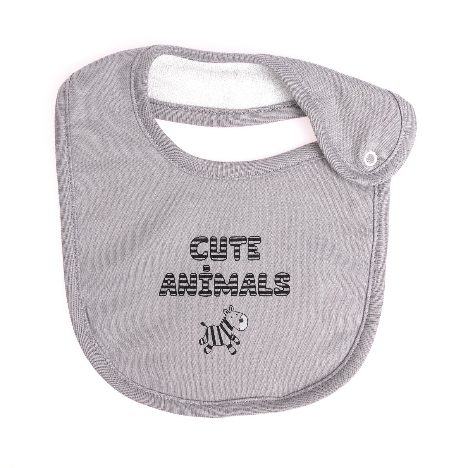 5'li Arkası Havlu Önlük / Zebra-Gri 5'li Arkası Havlu Önlük / Zebra-Gri