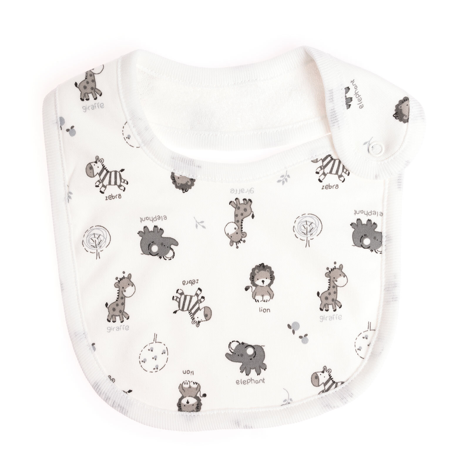 5'li Arkası Havlu Önlük / Zebra-Gri 5'li Arkası Havlu Önlük / Zebra-Gri