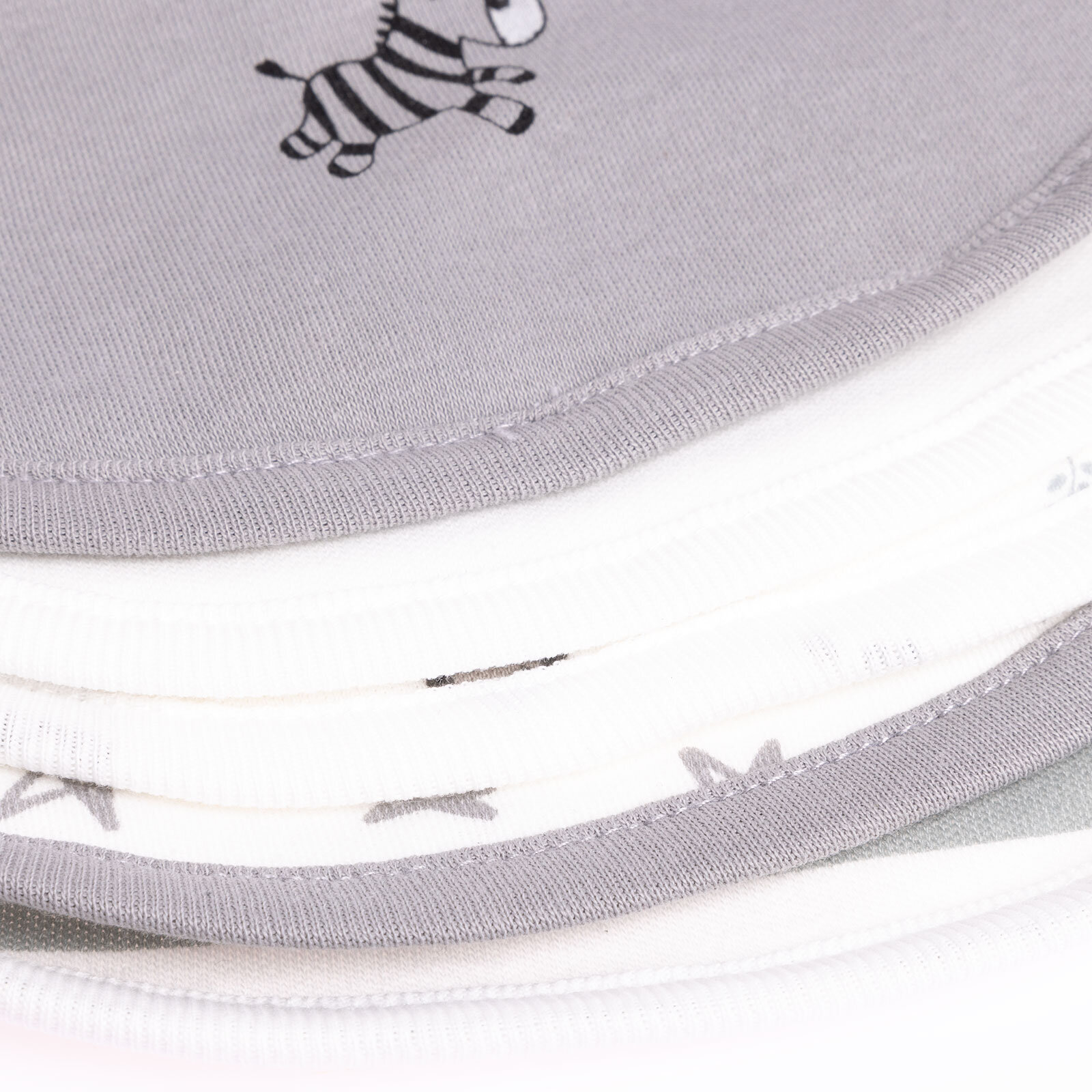 5'li Arkası Havlu Önlük / Zebra-Gri 5'li Arkası Havlu Önlük / Zebra-Gri