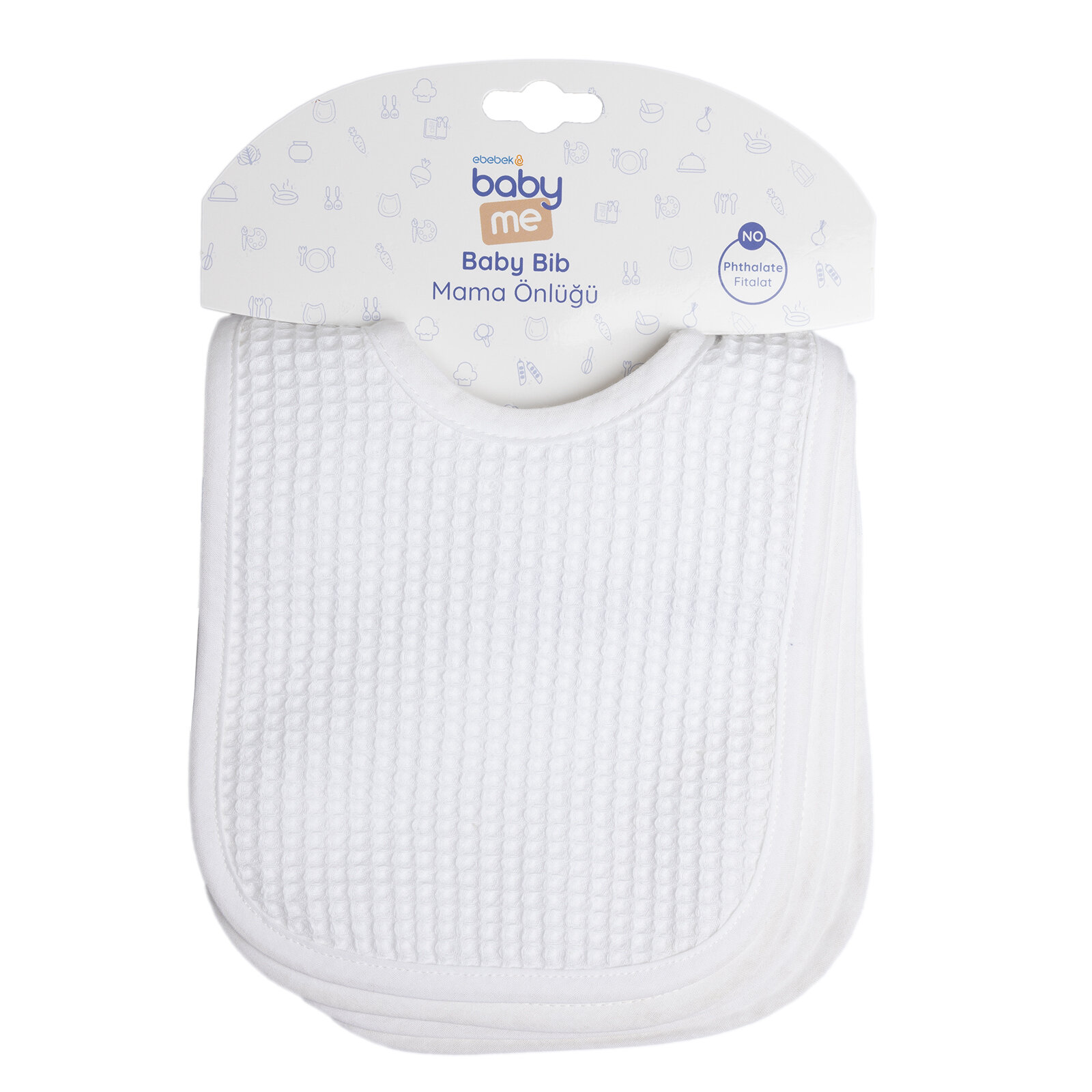 5'li Pike Kumaş Astarlı Önlük Beyaz 5'li Pike Kumaş Astarlı Önlük Beyaz