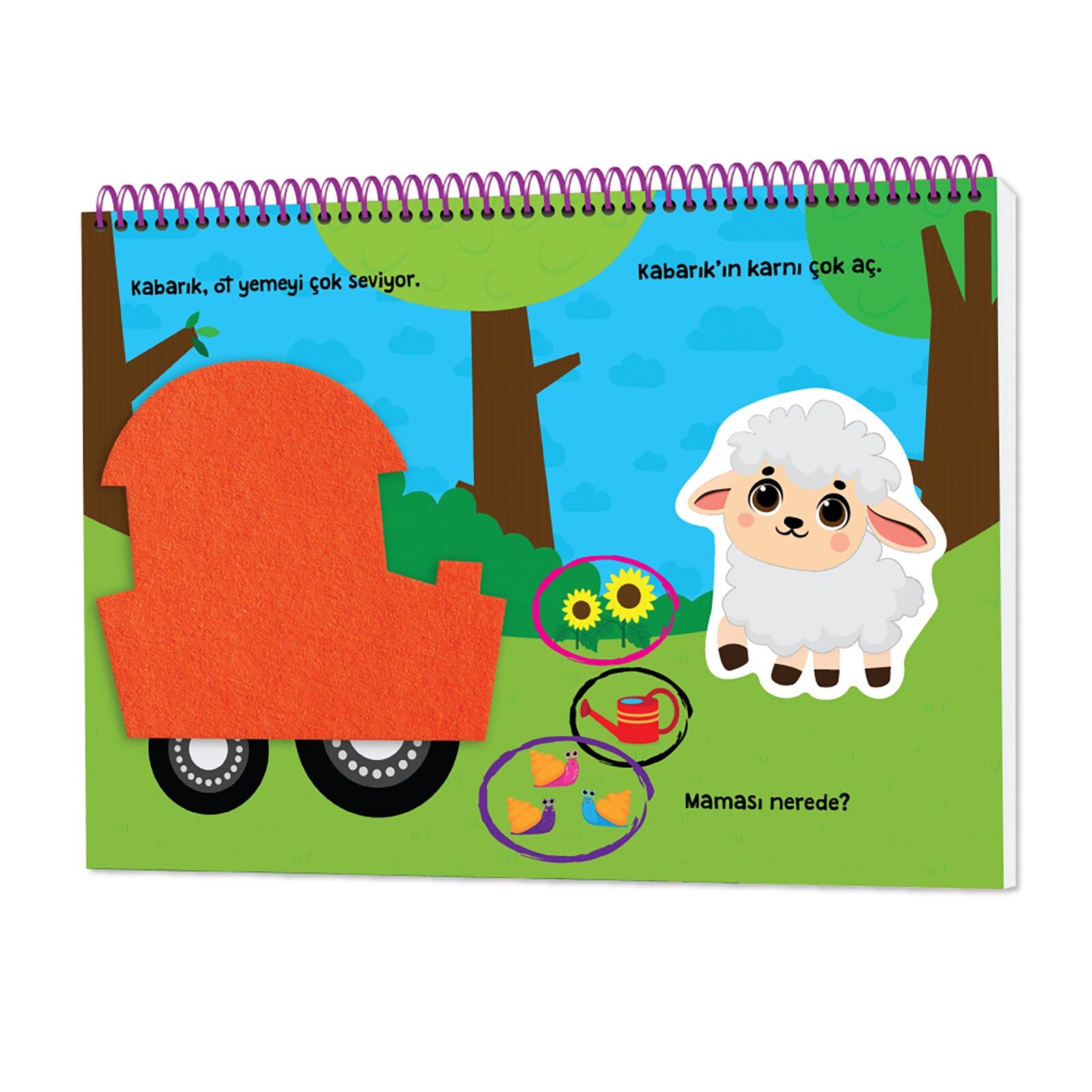 6-16 Ay İlk Cırt Cırtlı Keçeli Etkinlik Kitabım - Yemek Sevdiren Kitap 6-16 Ay İlk Cırt Cırtlı Keçeli Etkinlik Kitabım - Yemek Sevdiren Kitap