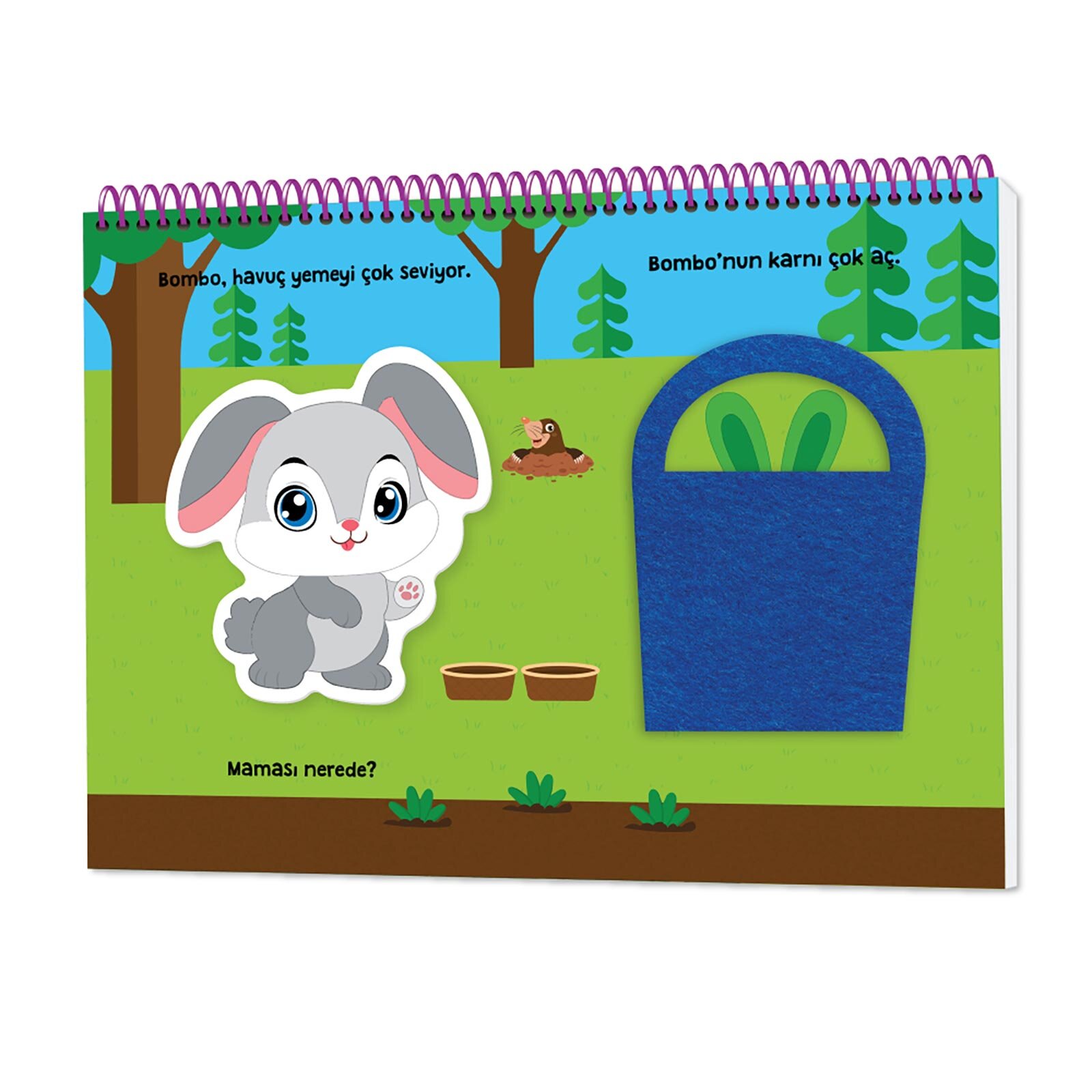 6-16 Ay İlk Cırt Cırtlı Keçeli Etkinlik Kitabım - Yemek Sevdiren Kitap 6-16 Ay İlk Cırt Cırtlı Keçeli Etkinlik Kitabım - Yemek Sevdiren Kitap