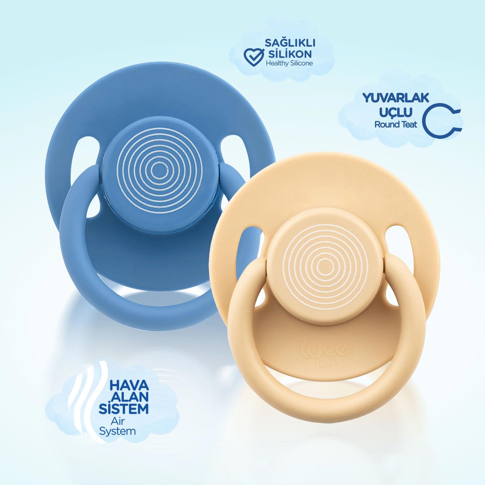 620 Wee Baby Cool 2'li Emzik No:3 Erkek 620 Wee Baby Cool 2'li Emzik No:3 Erkek