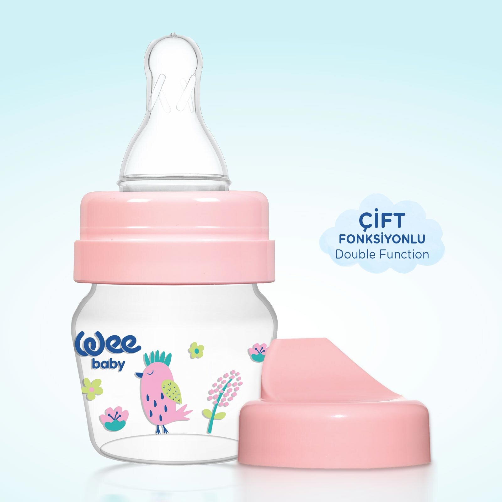778 Wee Baby Mini PP Alıştırma Bardağı Seti Pembe 30ml 778 Wee Baby Mini PP Alıştırma Bardağı Seti Pembe 30ml