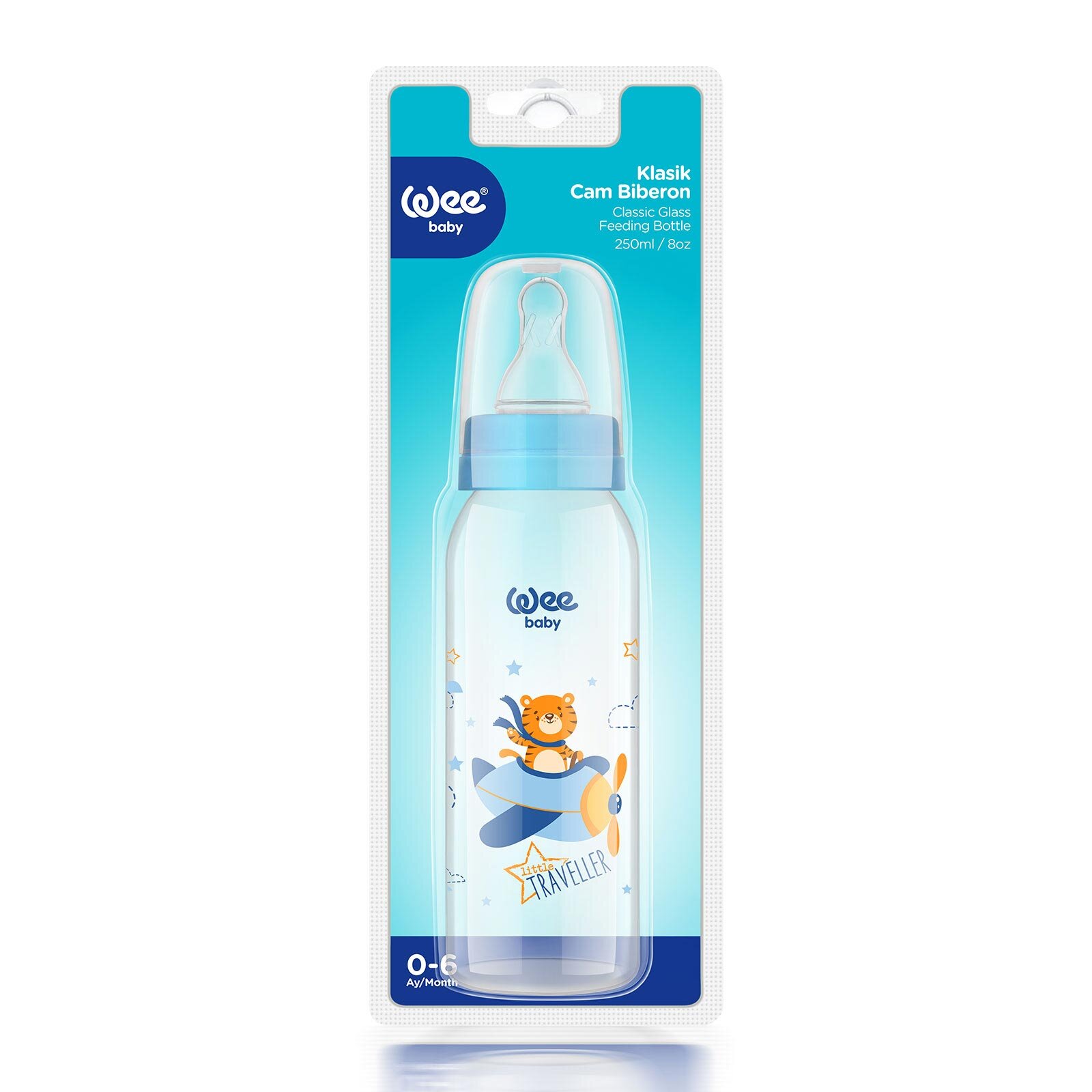 876 Wee Baby Cam Biberon 250 ml Mavi 876 Wee Baby Cam Biberon 250 ml Mavi