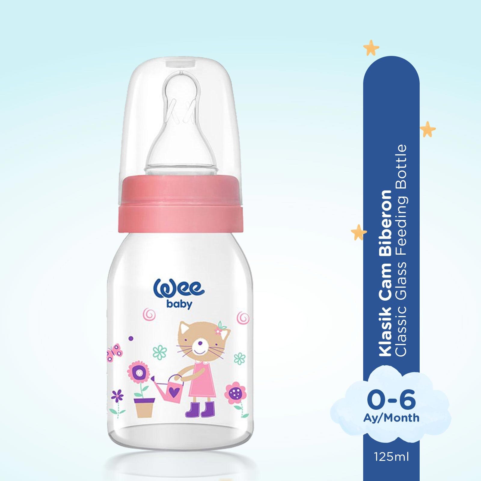 877 Wee Baby Cam Biberon 125 ml Pembe 877 Wee Baby Cam Biberon 125 ml Pembe