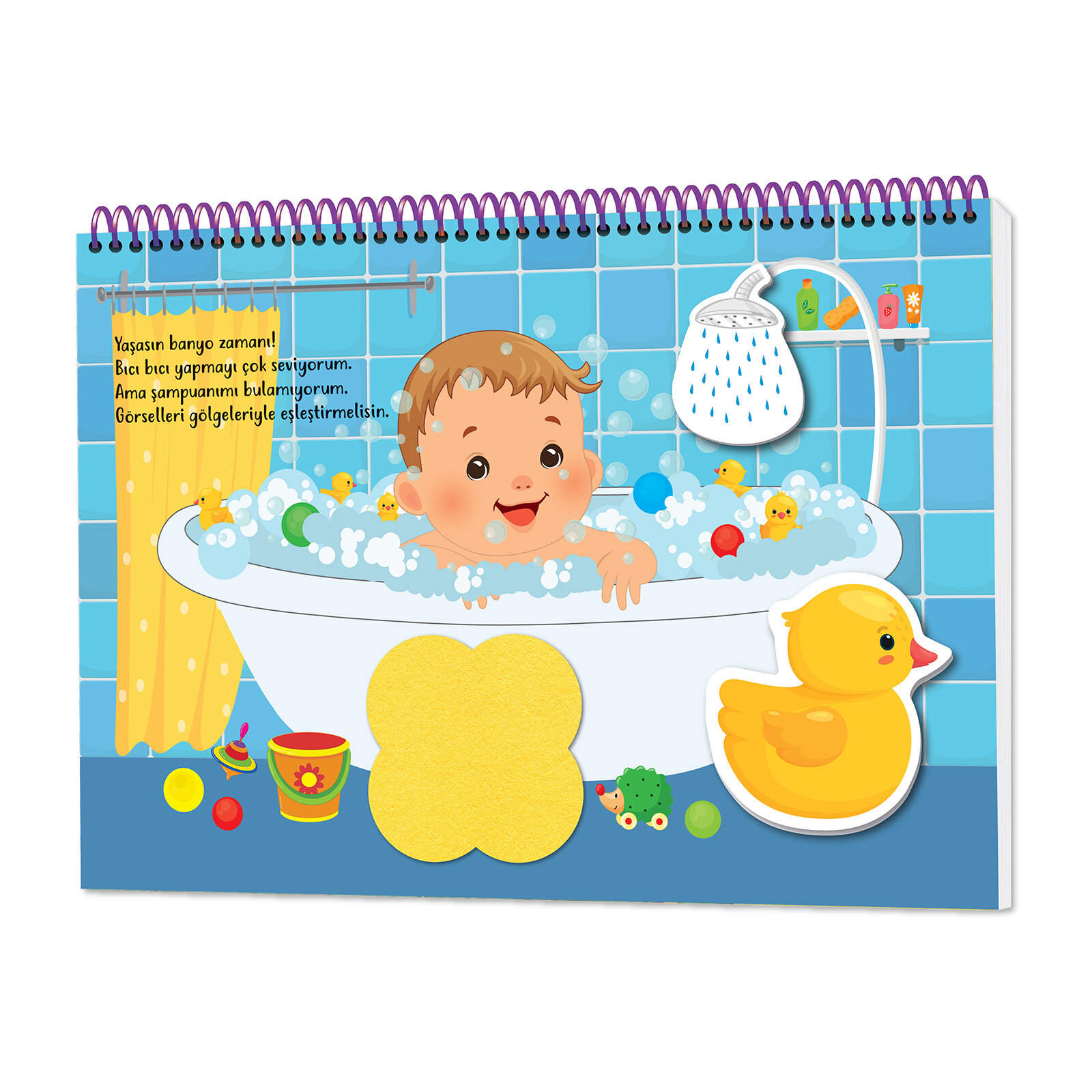 9-18 Ay İlk Cırt Cırtlı - Keçeli Etkinlik Kitabım 9-18 Ay İlk Cırt Cırtlı - Keçeli Etkinlik Kitabım