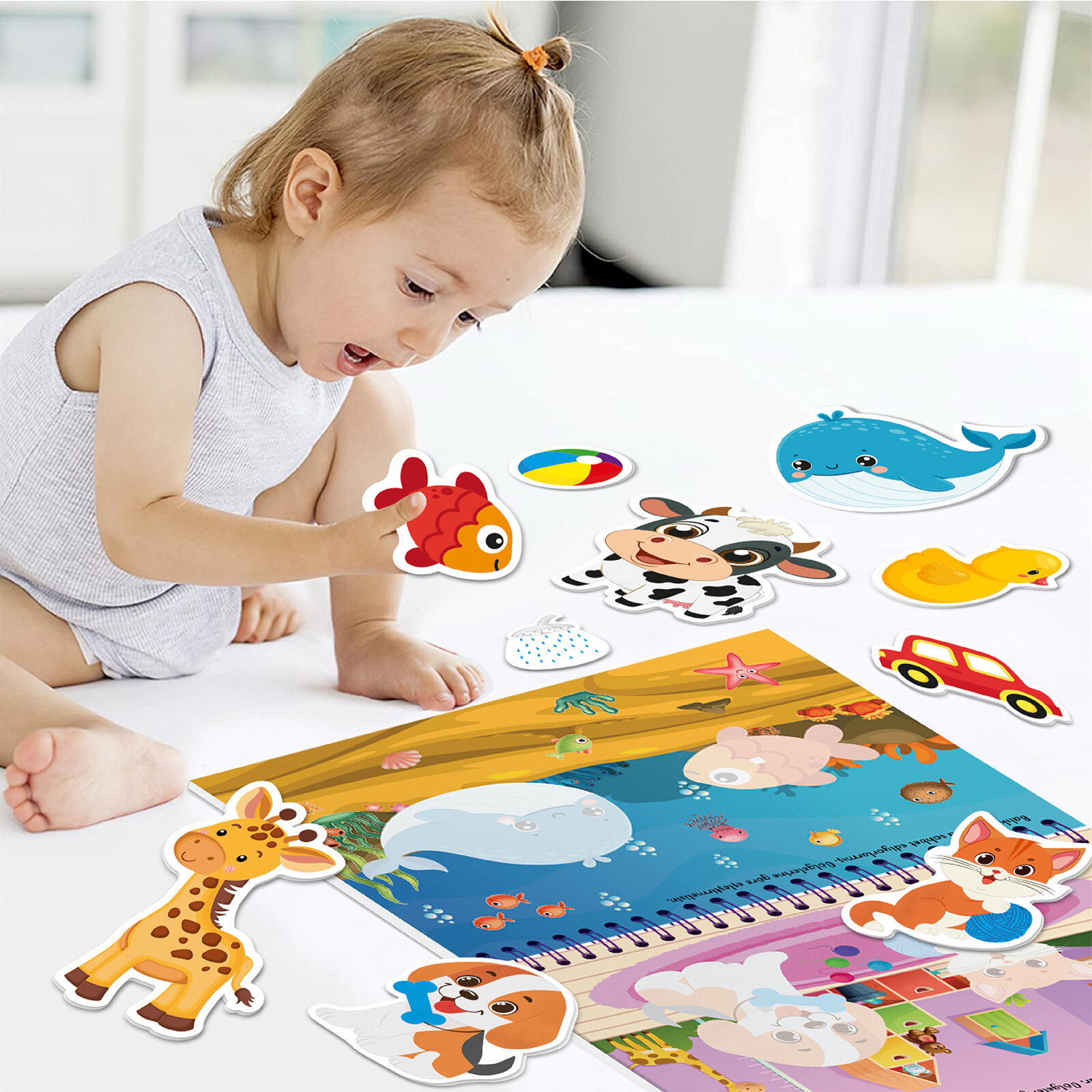 9-18 Ay İlk Cırt Cırtlı - Keçeli Etkinlik Kitabım 9-18 Ay İlk Cırt Cırtlı - Keçeli Etkinlik Kitabım