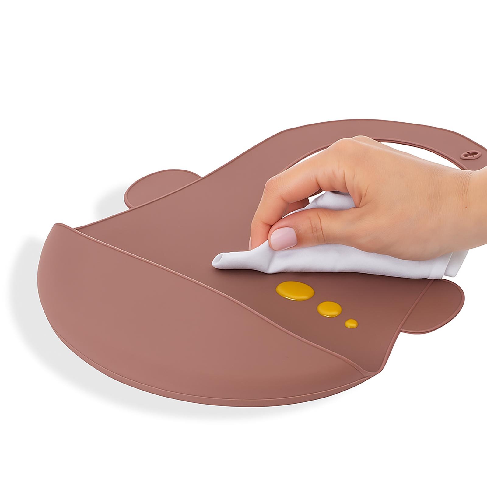 901 Silikon Önlük - Mocha