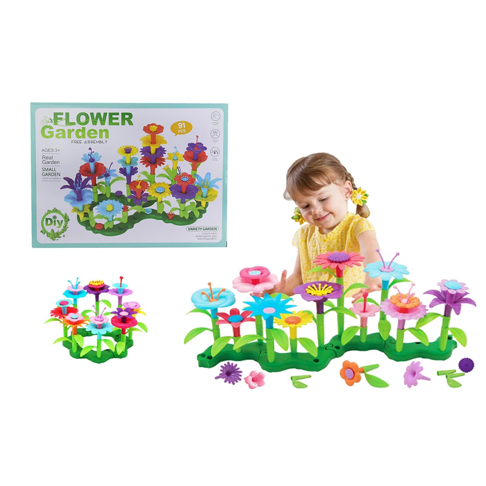 91 Parça Güzel Bahçe Çiçek Seti 91 Parça Güzel Bahçe Çiçek Seti