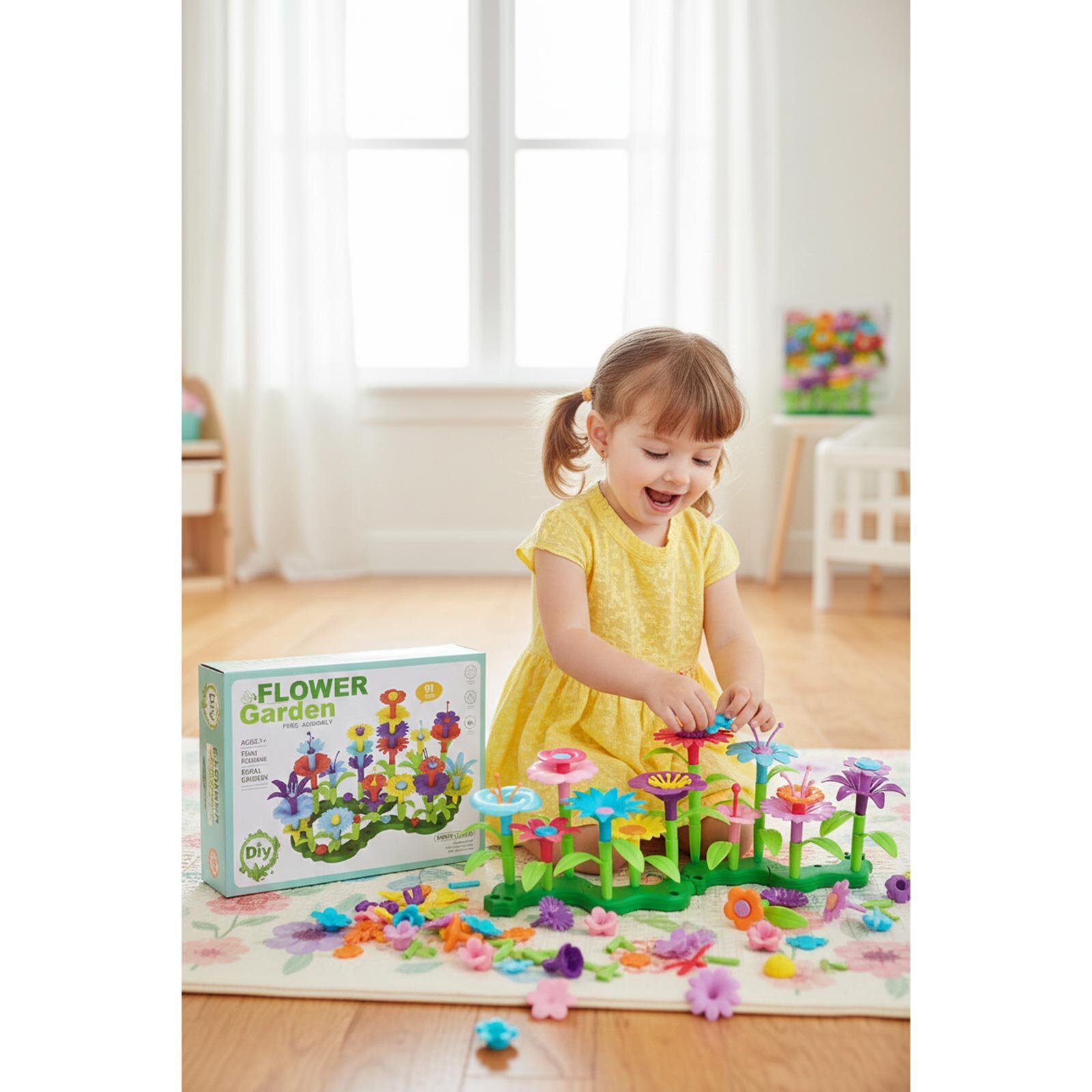 91 Parça Güzel Bahçe Çiçek Seti 91 Parça Güzel Bahçe Çiçek Seti