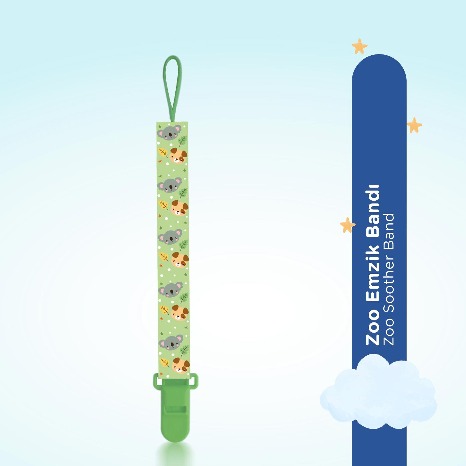 913 Wee Baby Zoo Emzik Bandı Yeşil 913 Wee Baby Zoo Emzik Bandı Yeşil