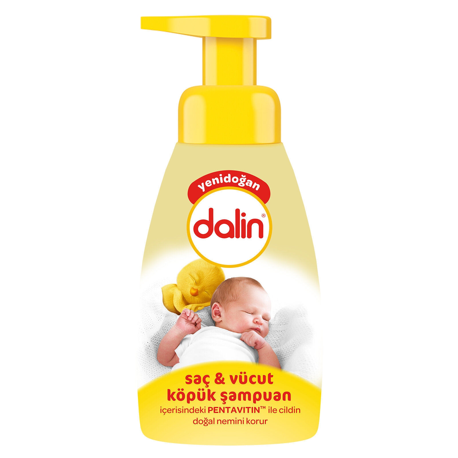 Yenidoğan Saç & Vücut Köpük Şampuan 200 ml