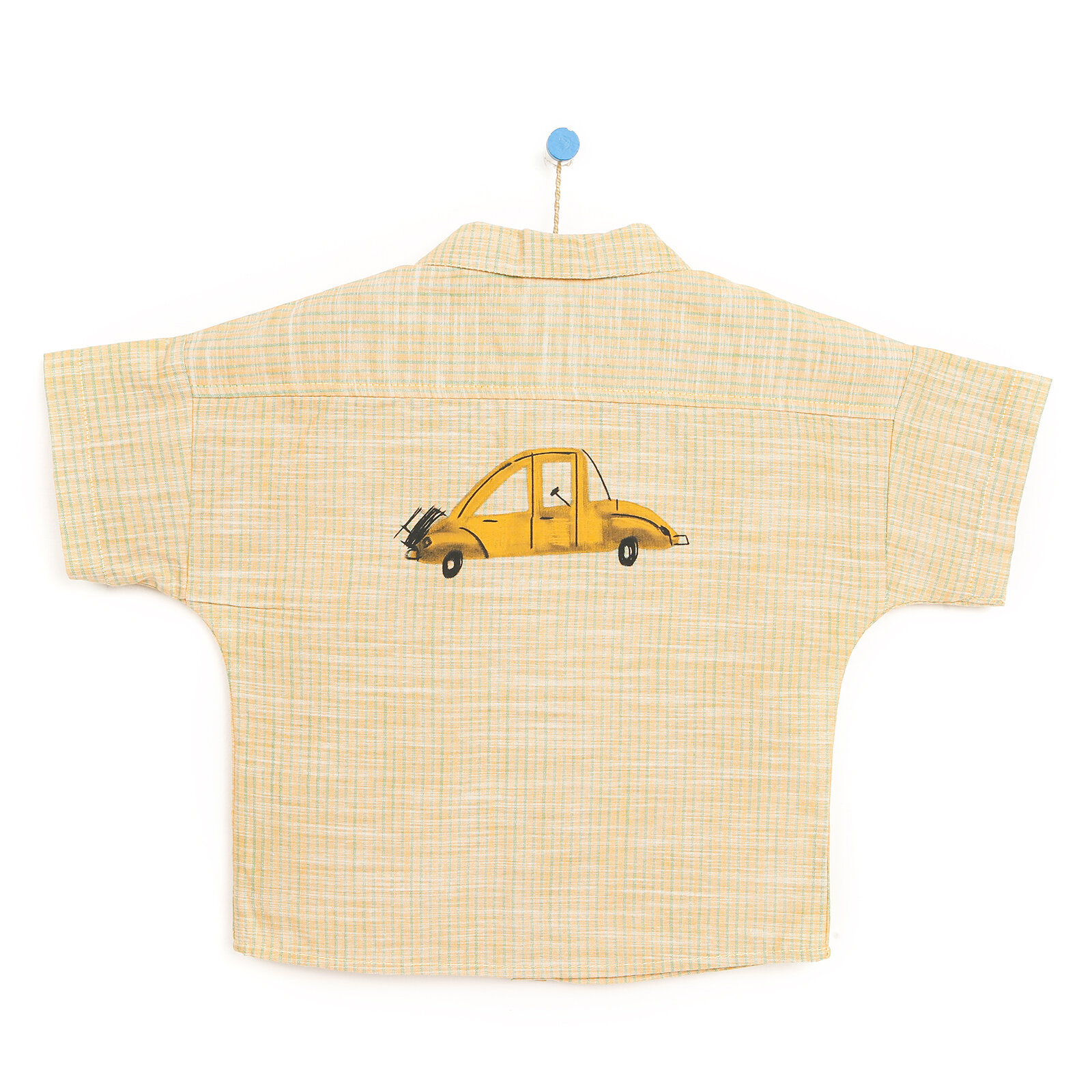 My Favorite Cars Erkek Bebek Arkası Baskılı Gömlek