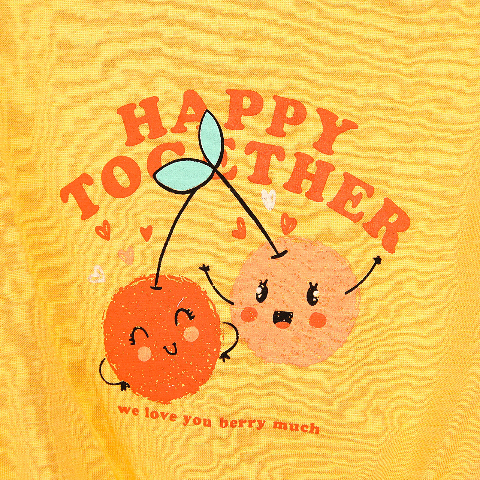 Hello Berry Kız Bebek Grniş Kalıp Katlamalı Kol Tshirt