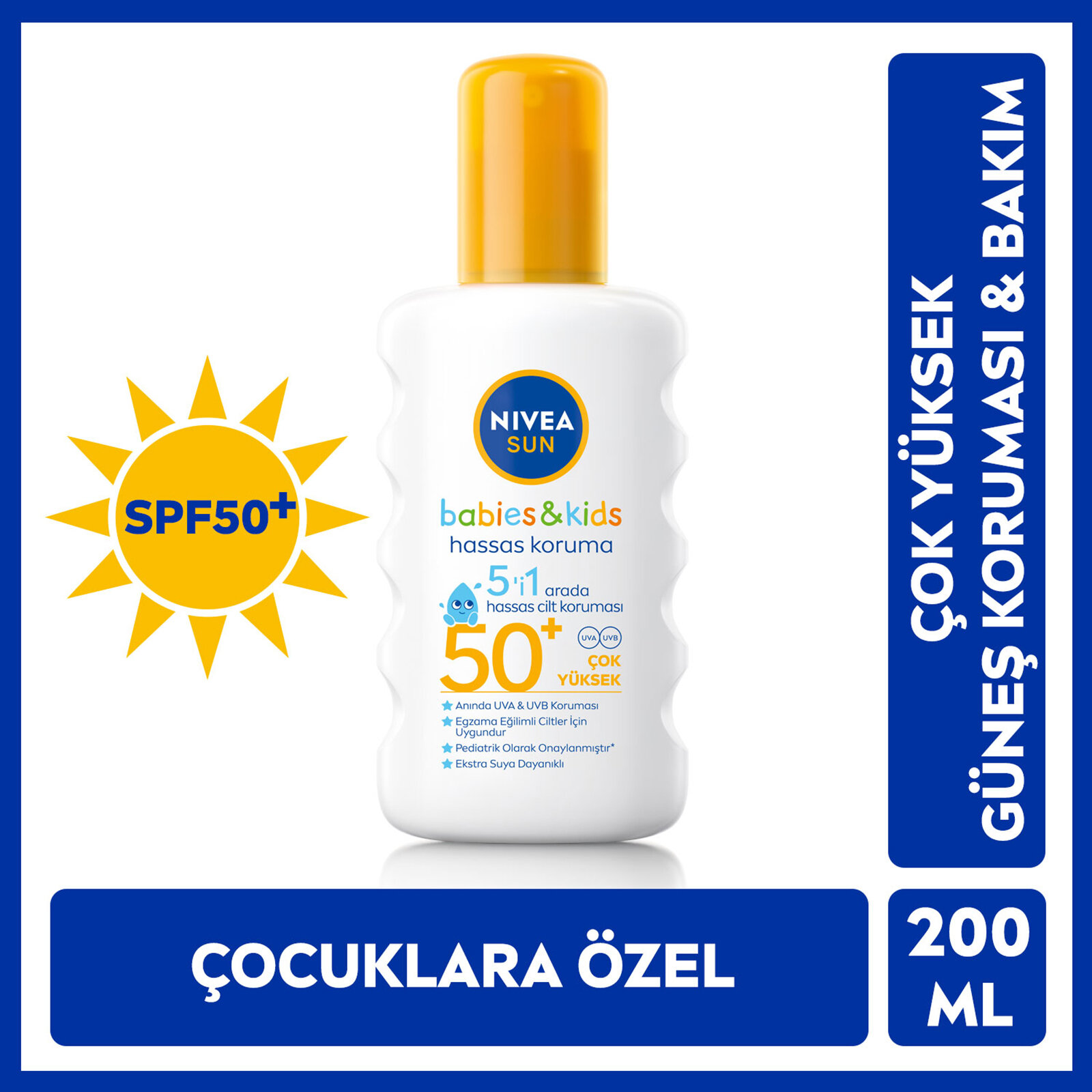 Sun&Kids Baby Koruma&Bakım Losyonu SPF 50+ 200 ml