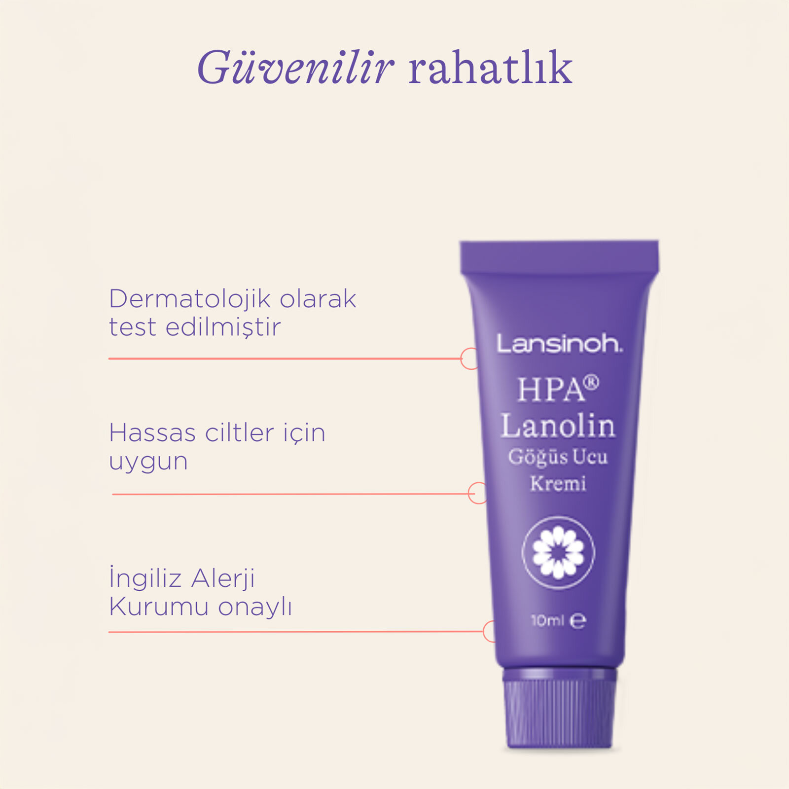 Lanolin Anne Göğüs Ucu Kremi 10 ml