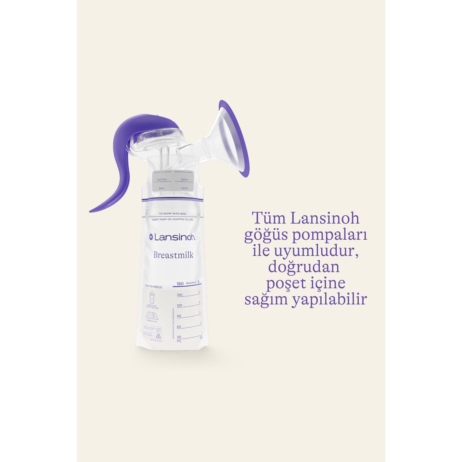 Anne Sütü Saklama Poşeti 50 Adet Anne Sütü Saklama Poşeti 50 Adet