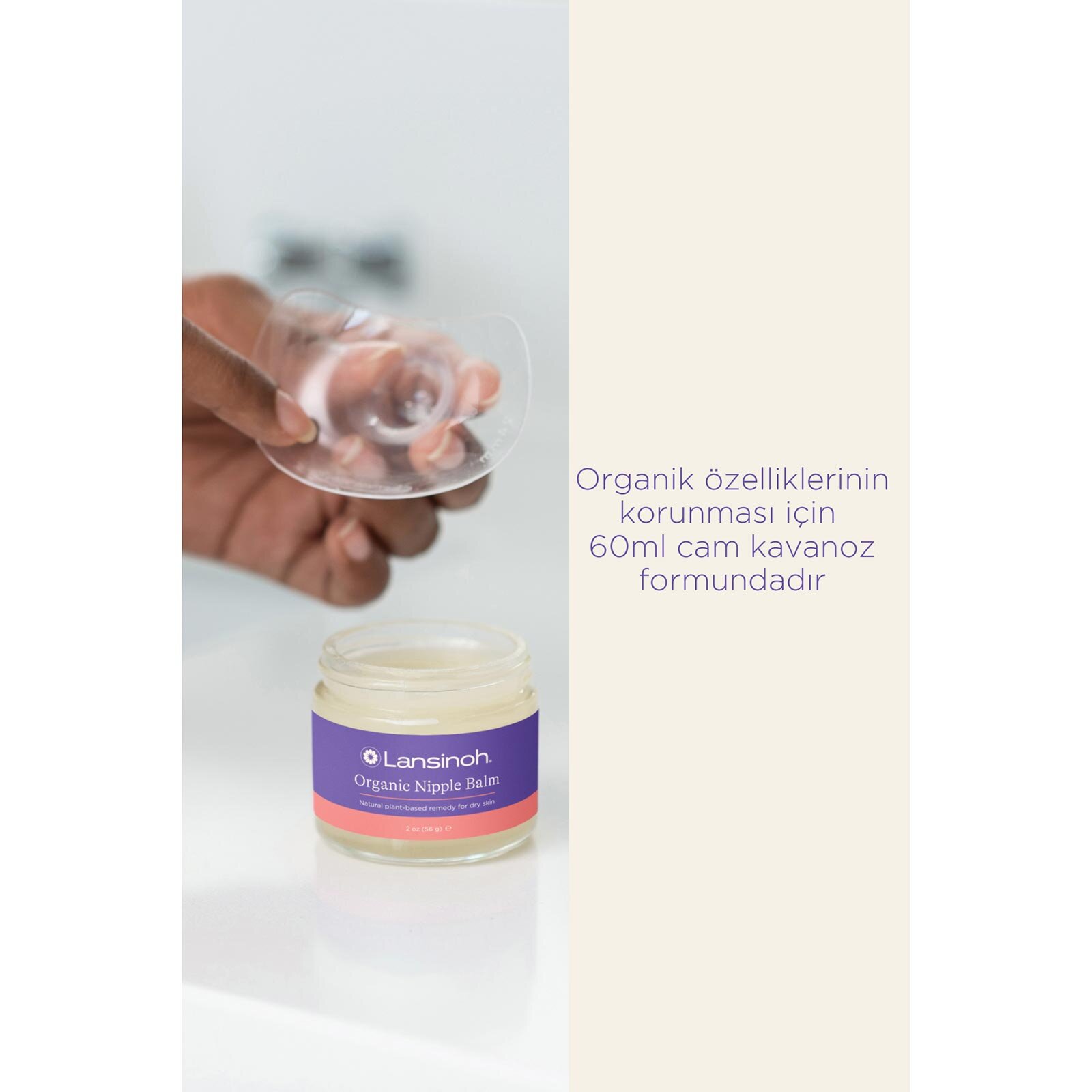 Organik Göğüs Ucu Balmı 60 ml Organik Göğüs Ucu Balmı 60 ml