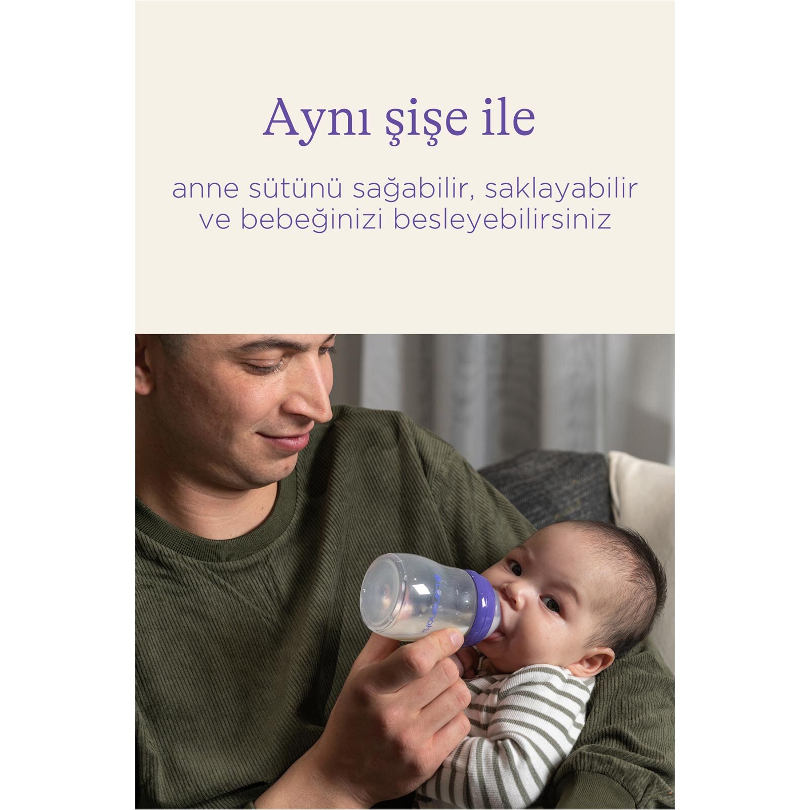 Süt Saklama Şişeleri 4 Adet