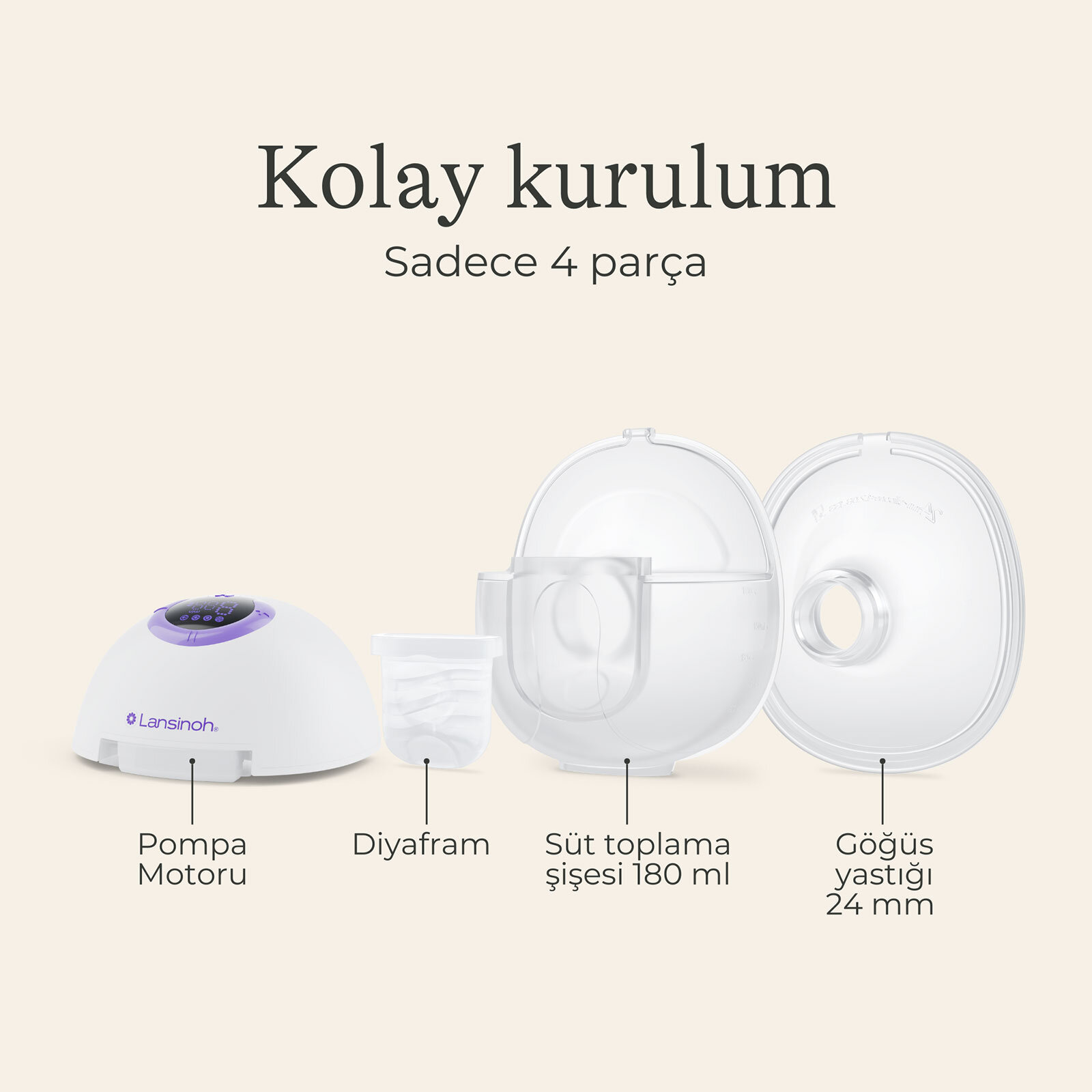 Giyilebilir Çiftli Göğüs Pompası