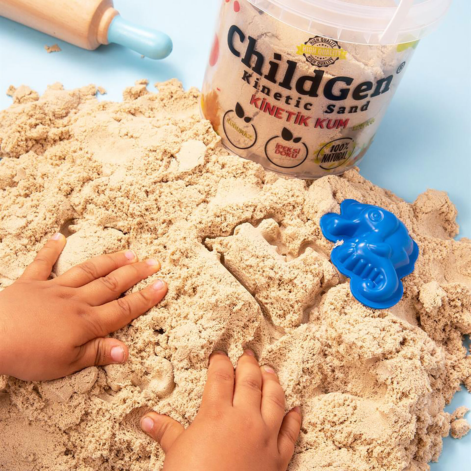 Doğal Kinetik Kum 1 kg