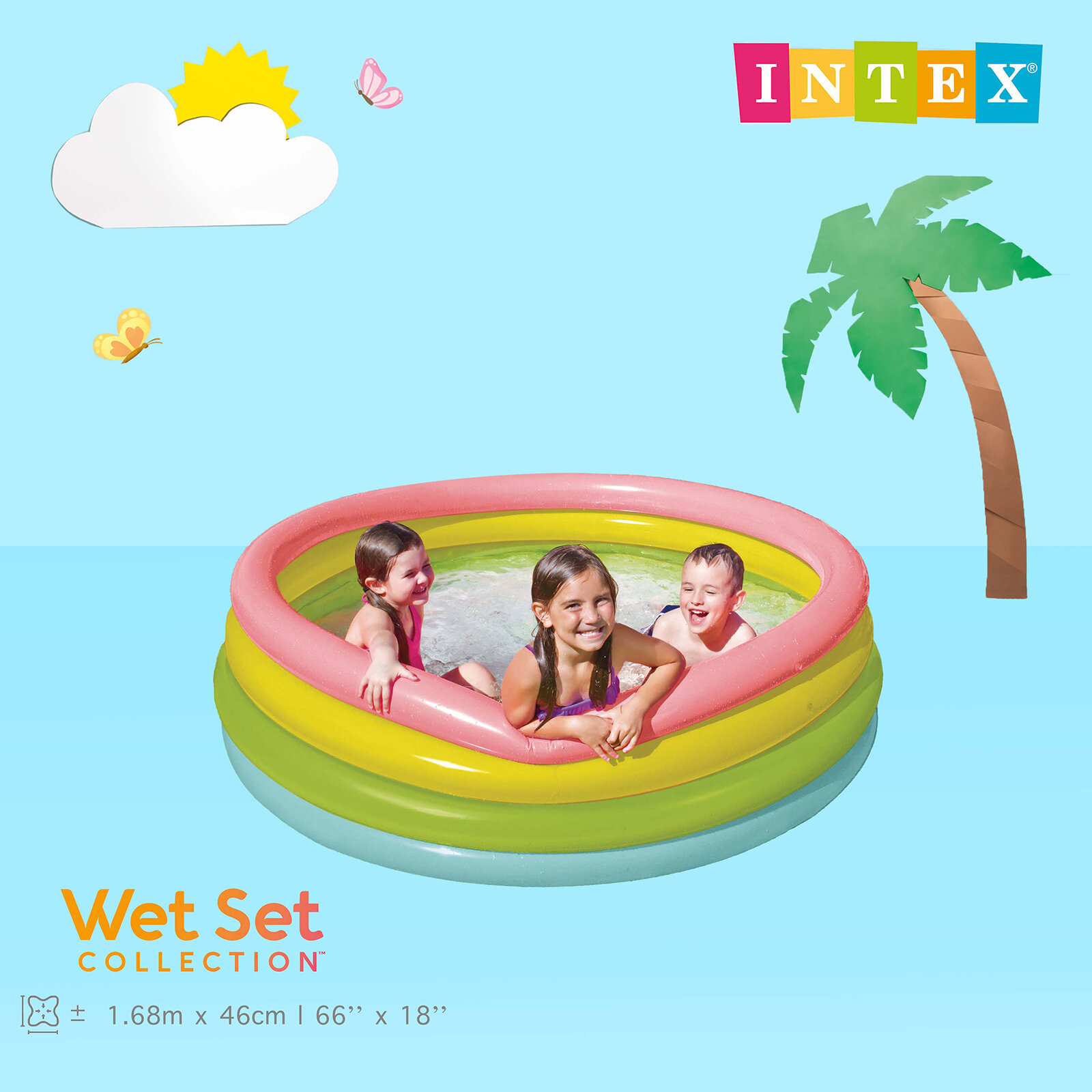 İntex 4 Boğumlu Sunset Havuz 168x46 Cm İntex 4 Boğumlu Sunset Havuz 168x46 Cm