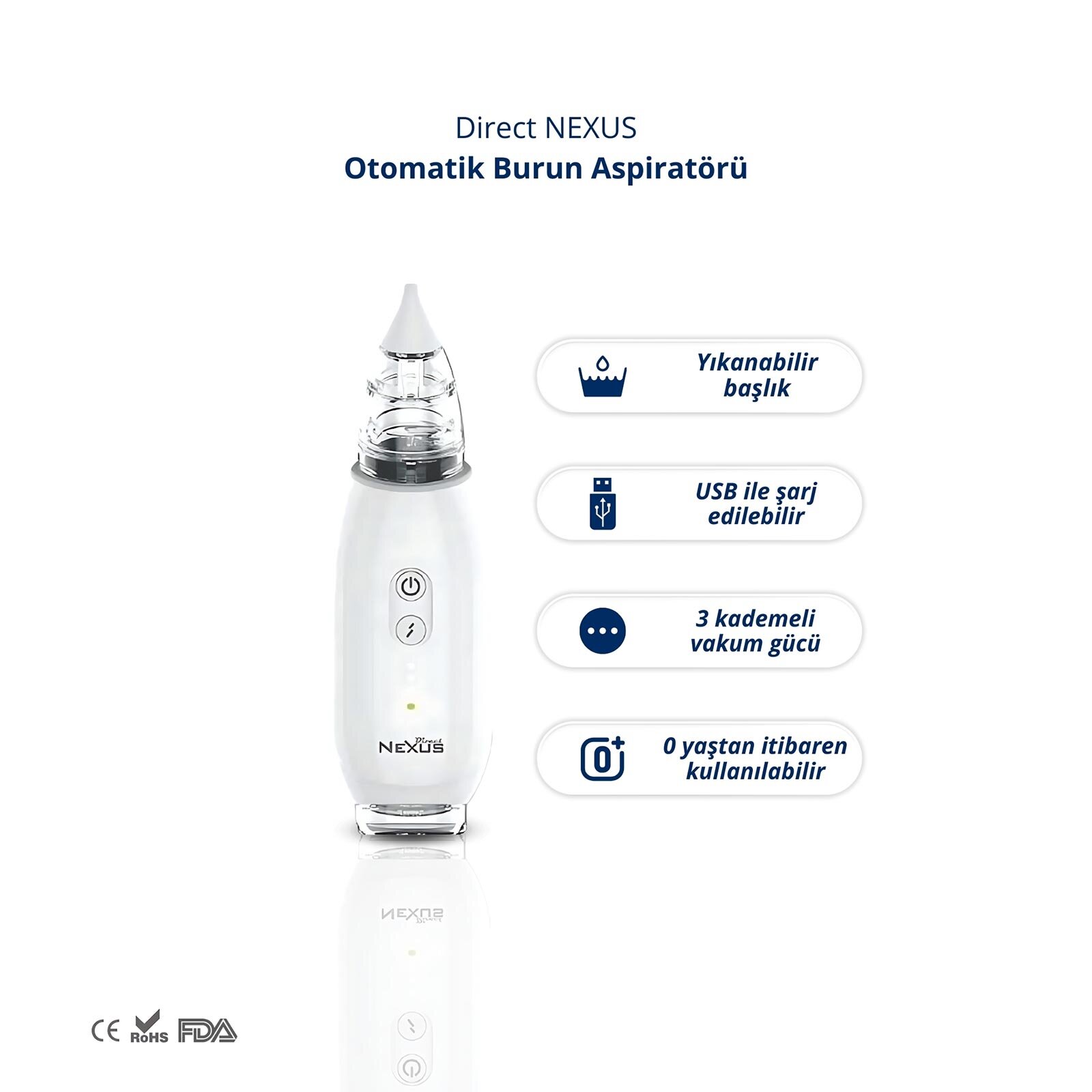 Elektrikli Burun Aspiratörü