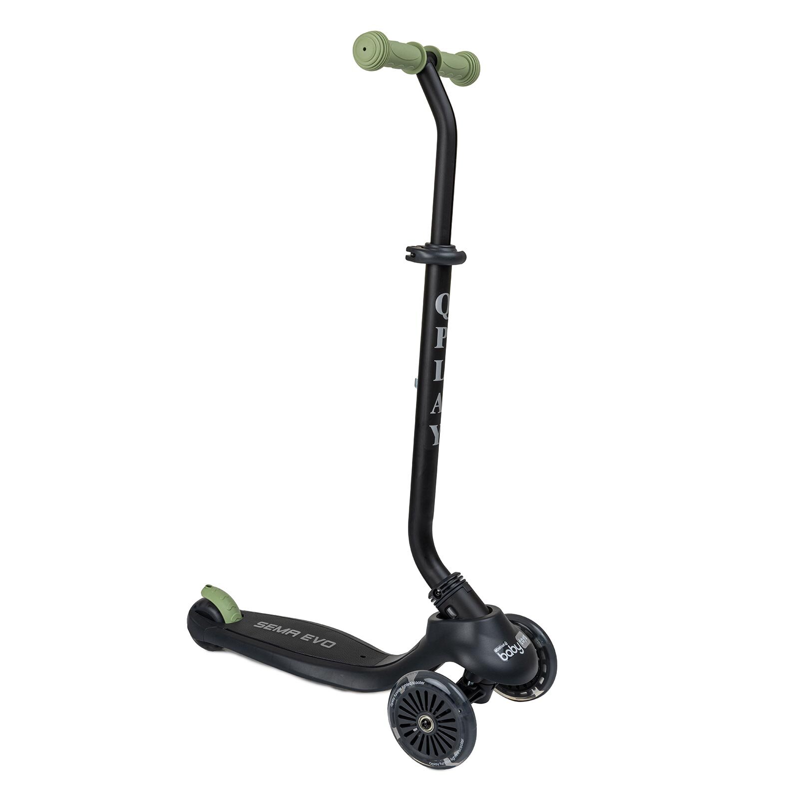 Funride Sema 5 özellikli Oturaklı Işıklı Tekerlekli 3 Tekerlekli Scooter