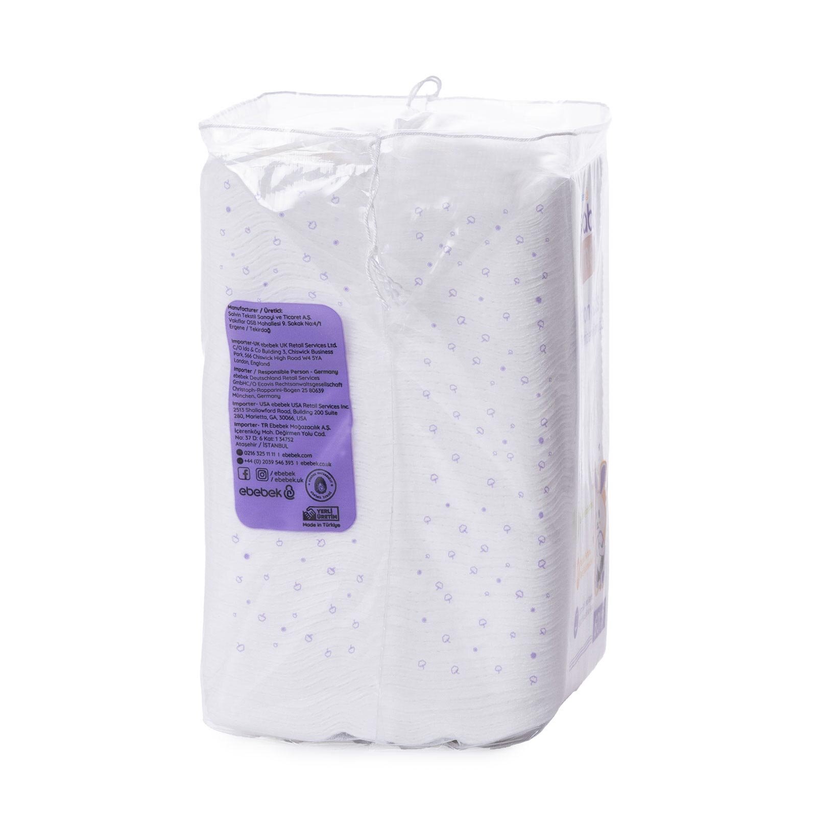 Bebek Temizleme Pamuğu 60 adet