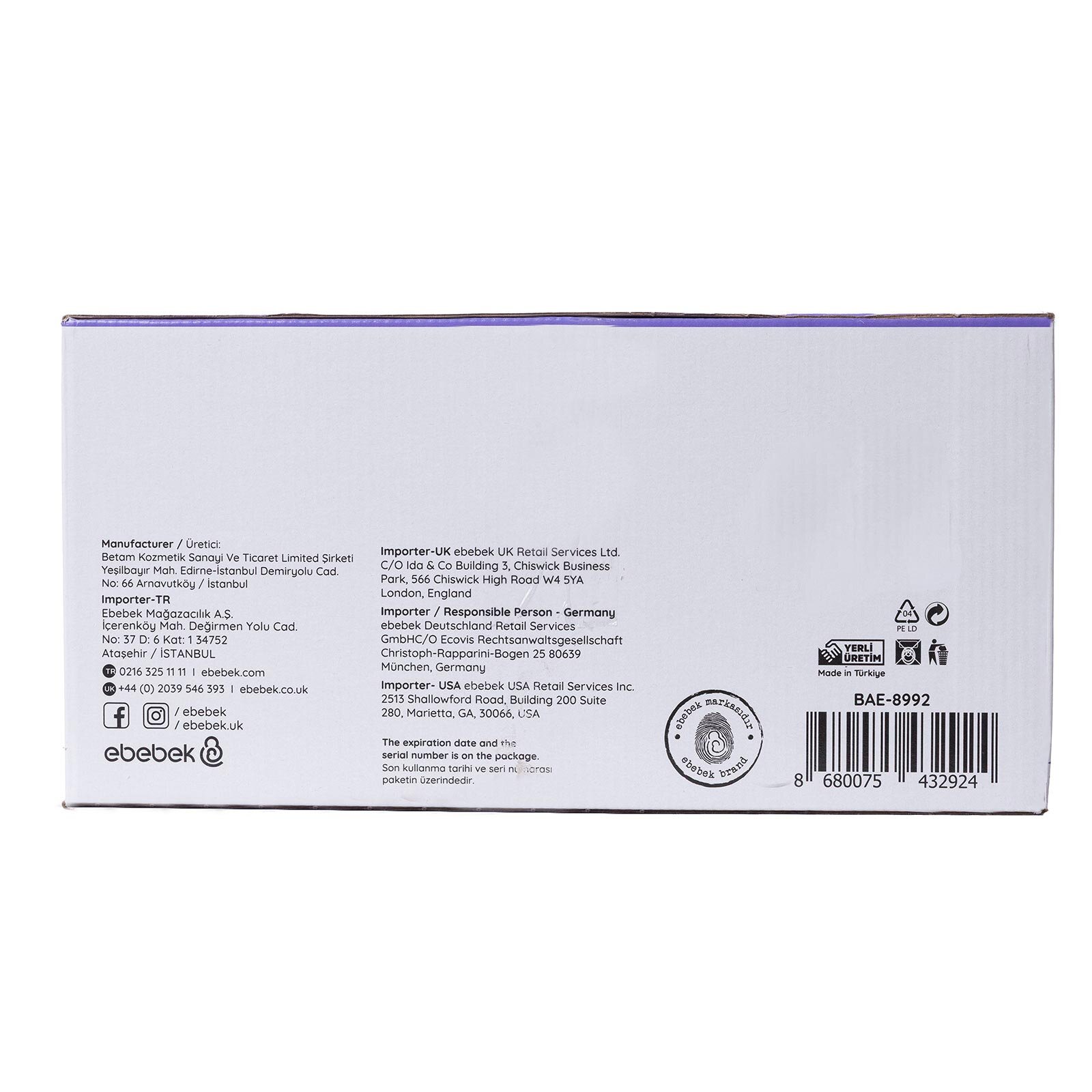 Bebek Temizleme Pamuğu 15x60 Adet Bebek Temizleme Pamuğu 15x60 Adet