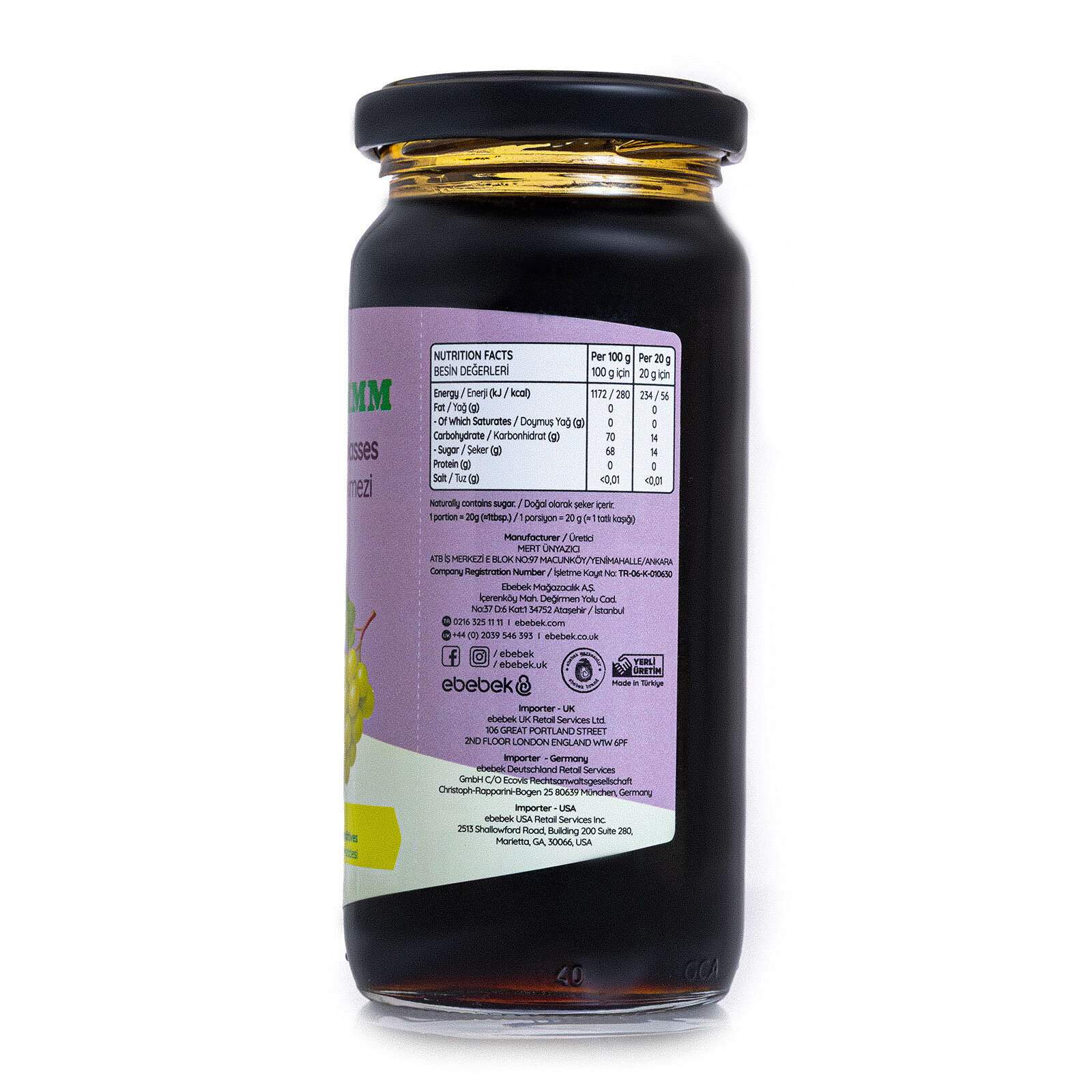 Üzüm Pekmezi 300 gr