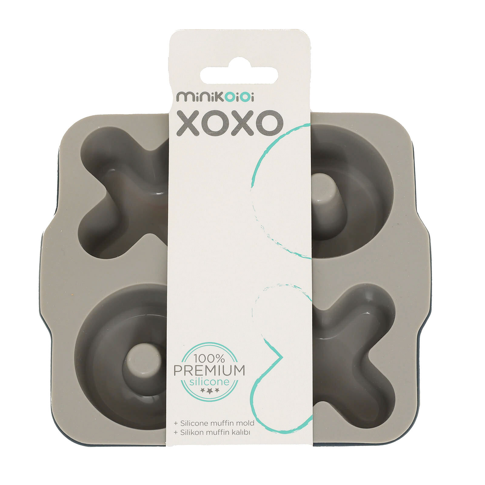 XOXO Muffin Kalıbı Deep Blue Powder Grey XOXO Muffin Kalıbı Deep Blue Powder Grey