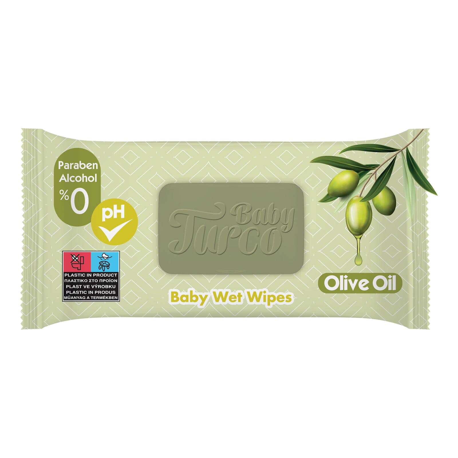 Zeytinyağlı Bebek Islak Mendil 24x90 Adet