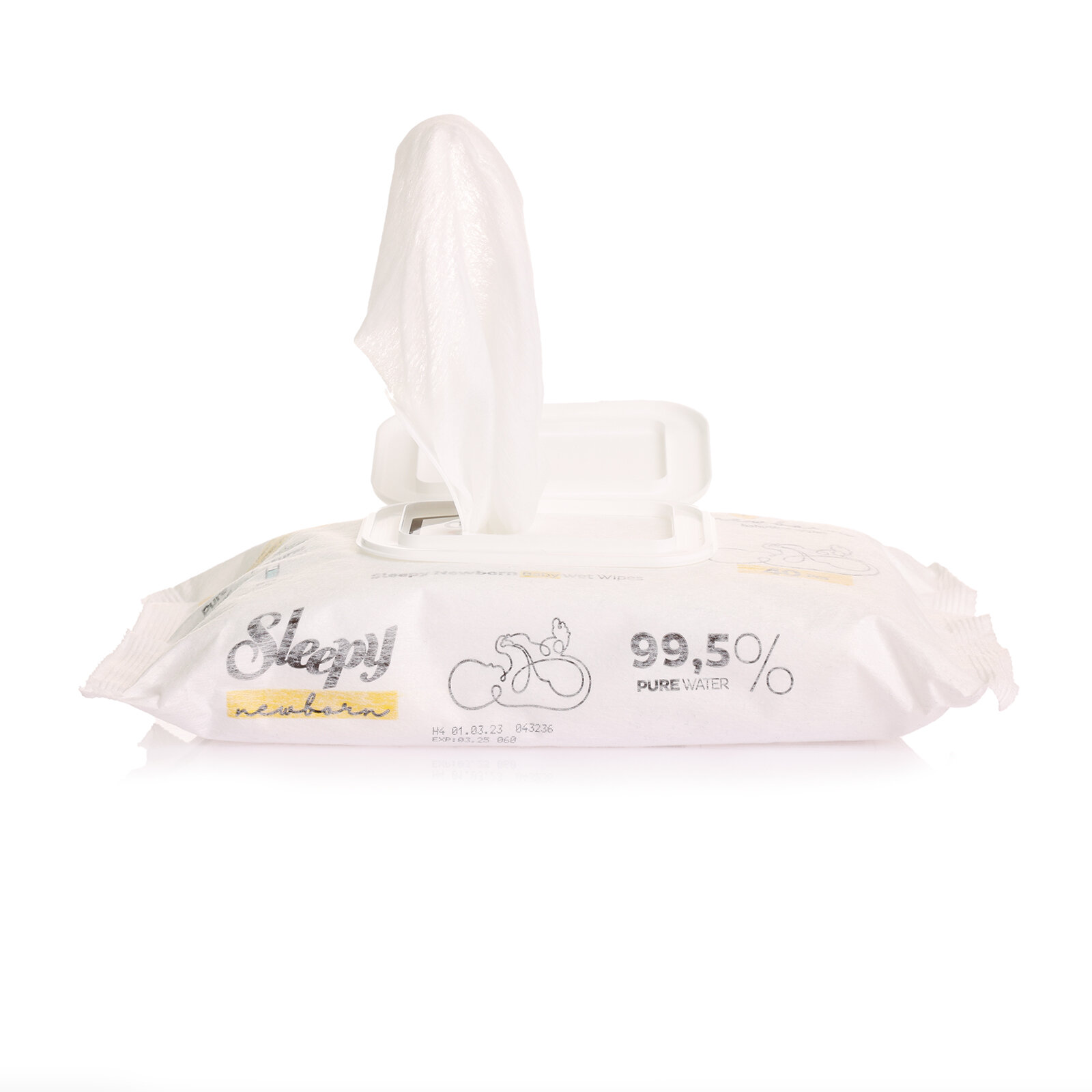 Natural Ultra Hassas Yenidoğan Bebek Islak Mendil 3x40 Adet