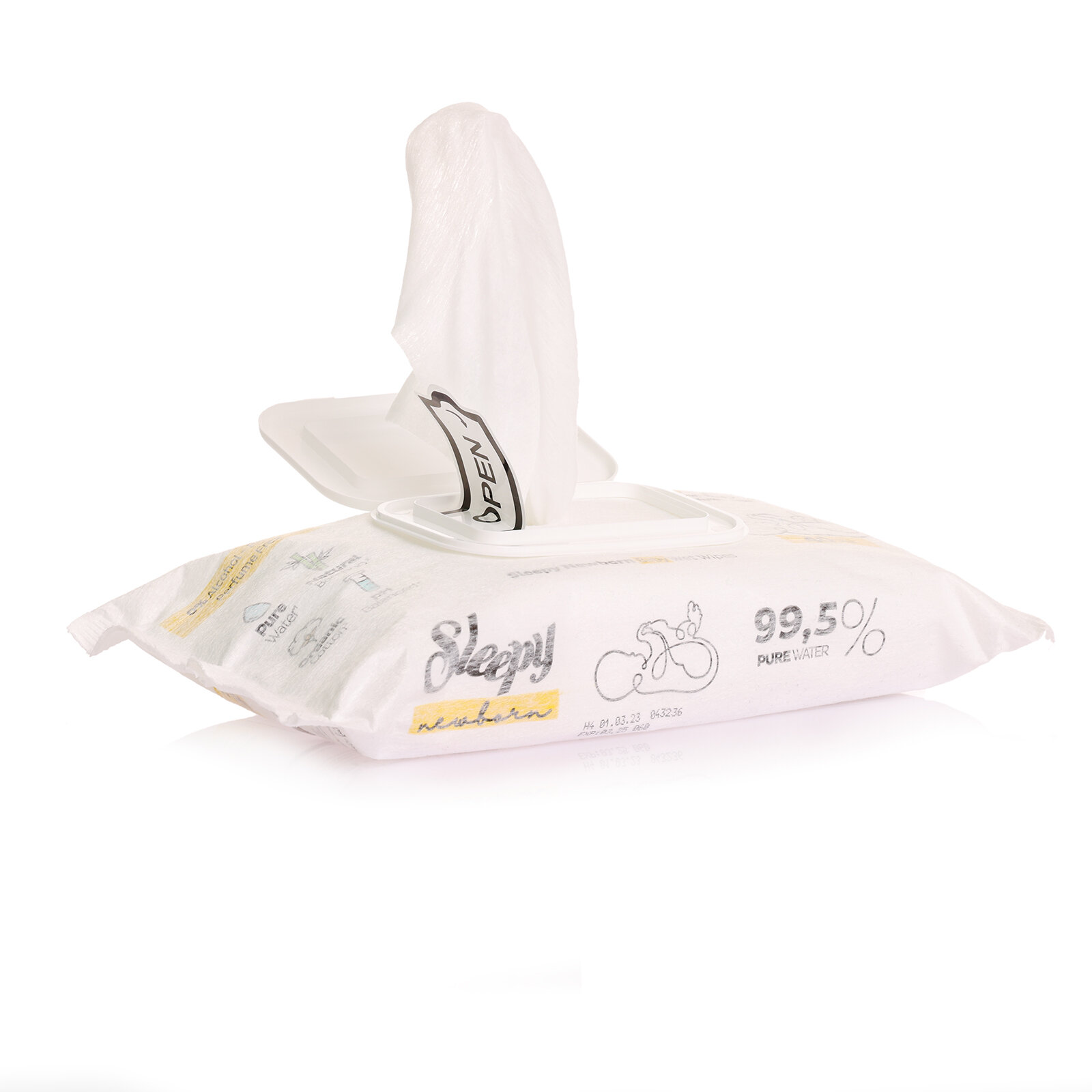 Natural Ultra Hassas Yenidoğan Bebek Islak Mendil 3x40 Adet