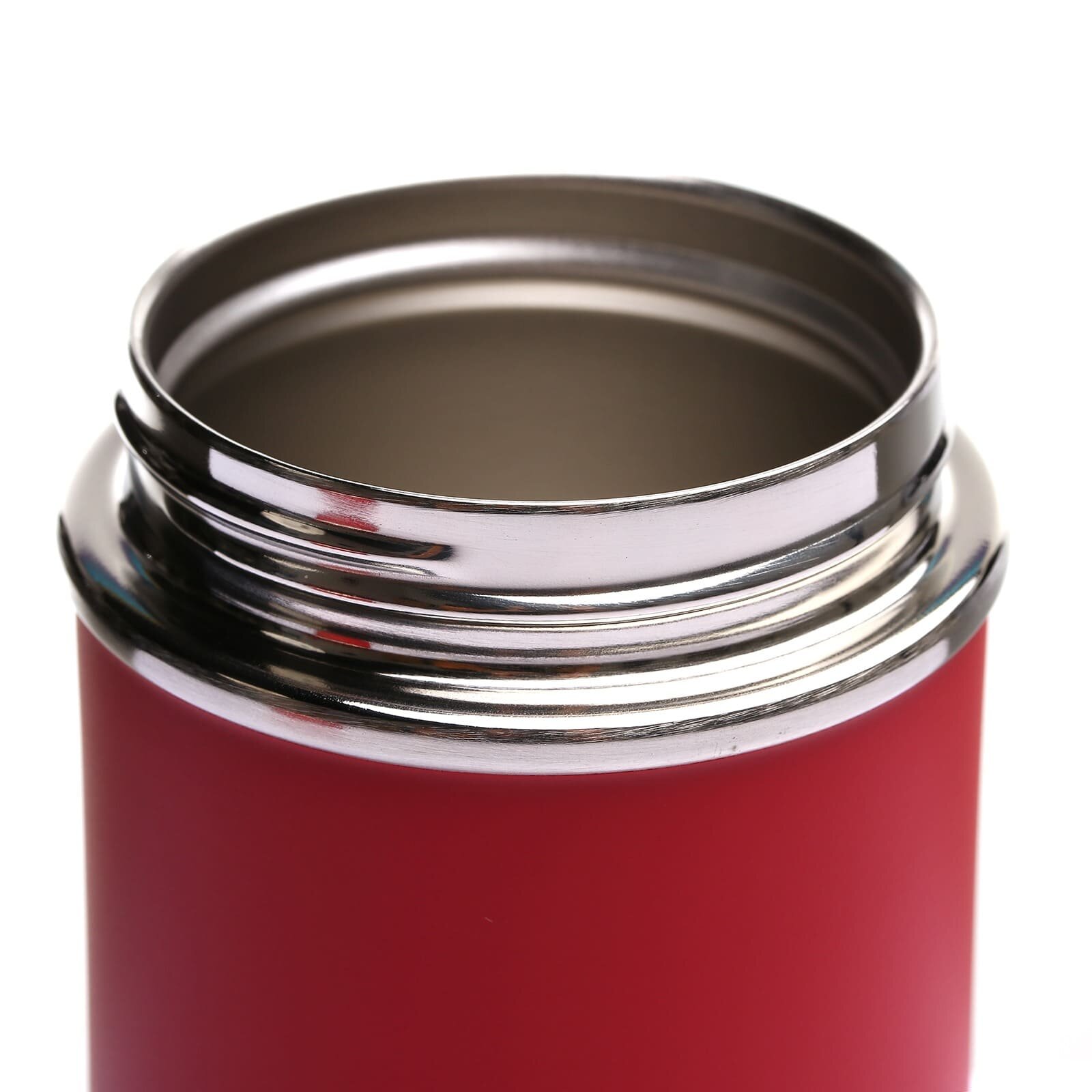  Paslanmaz Çelik Kırmızı Bebek Mama Saklama Termosu 260 ml