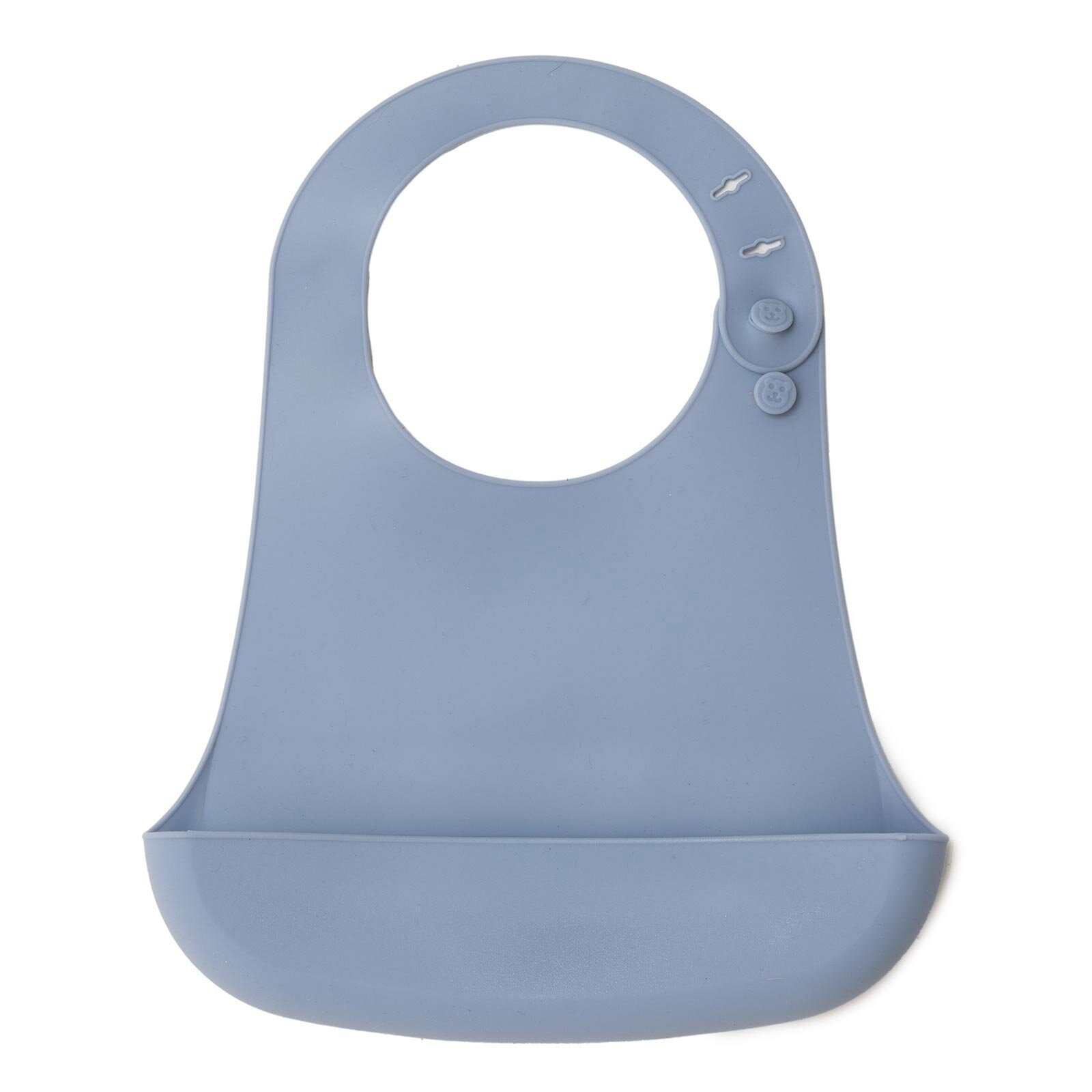 Silikon Mama Önlüğü - Buz Mavisi