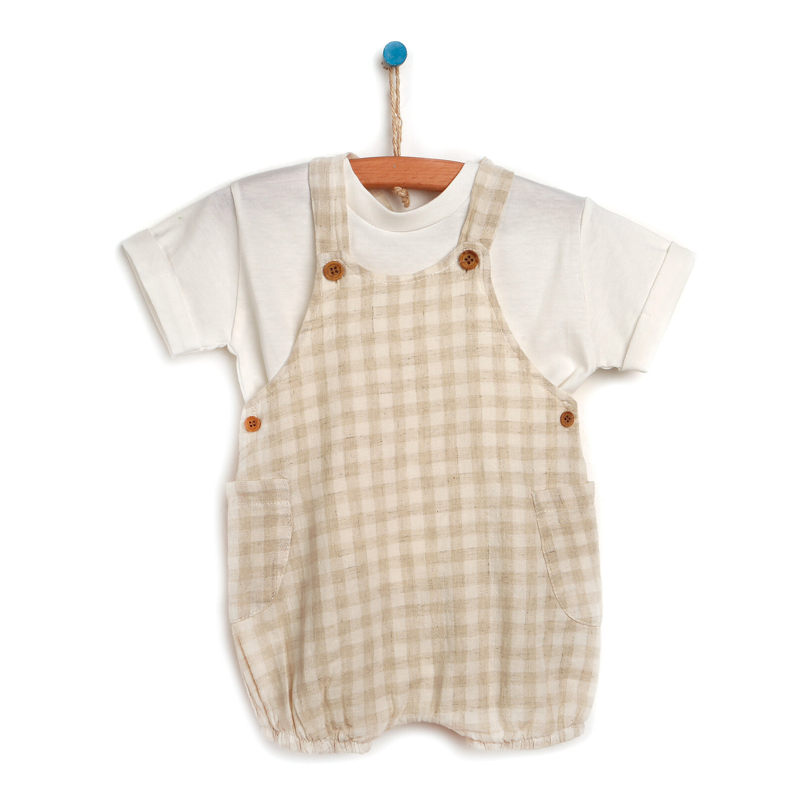 Soil Şort Salopet-Tshirt Erkek Bebek