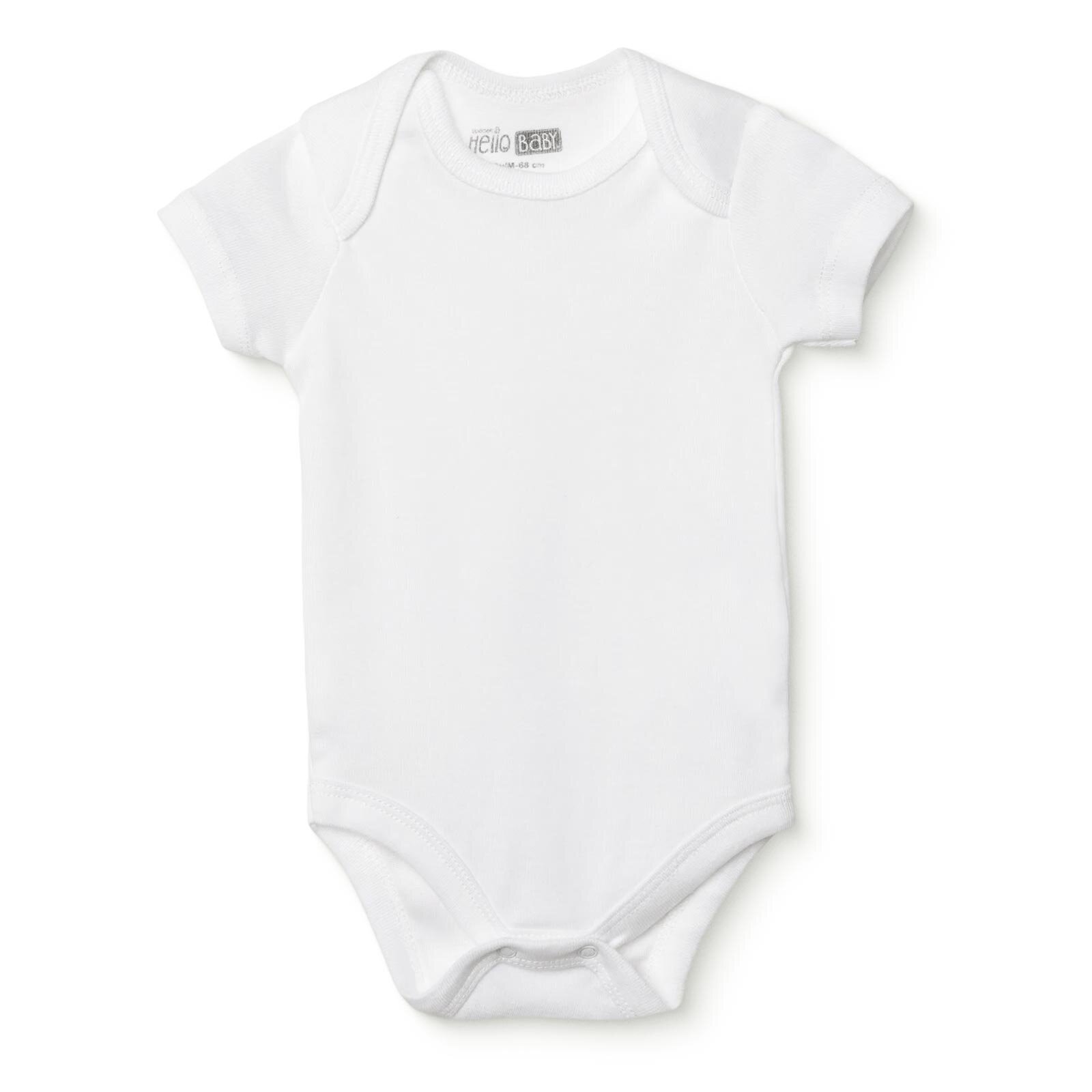 Beyaz Kısa Kol Body