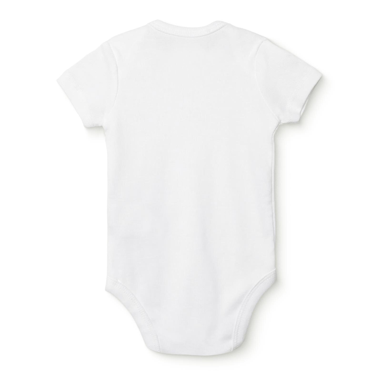 Beyaz Kısa Kol Body