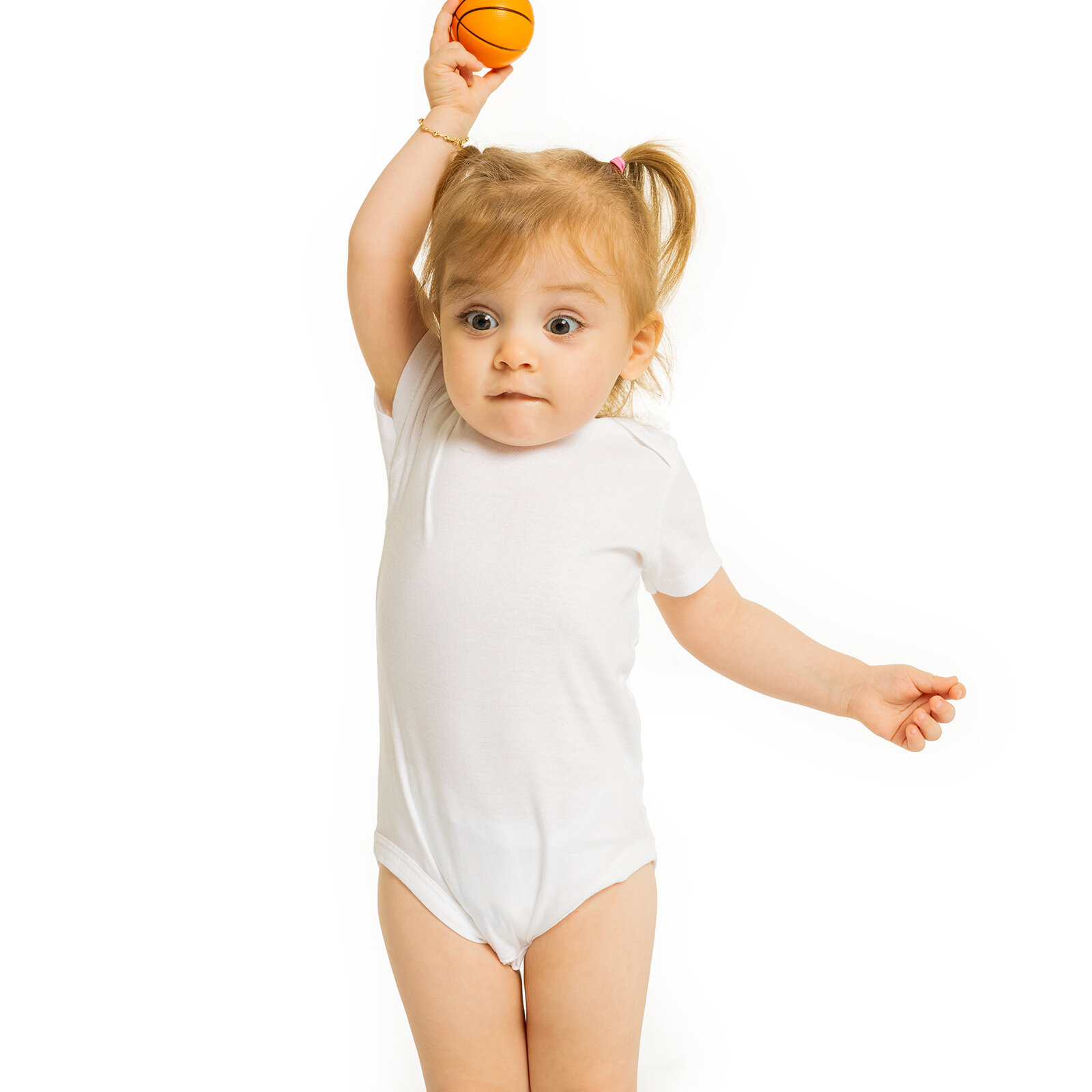 Unisex Beyaz Kısa Kol Body Unisex